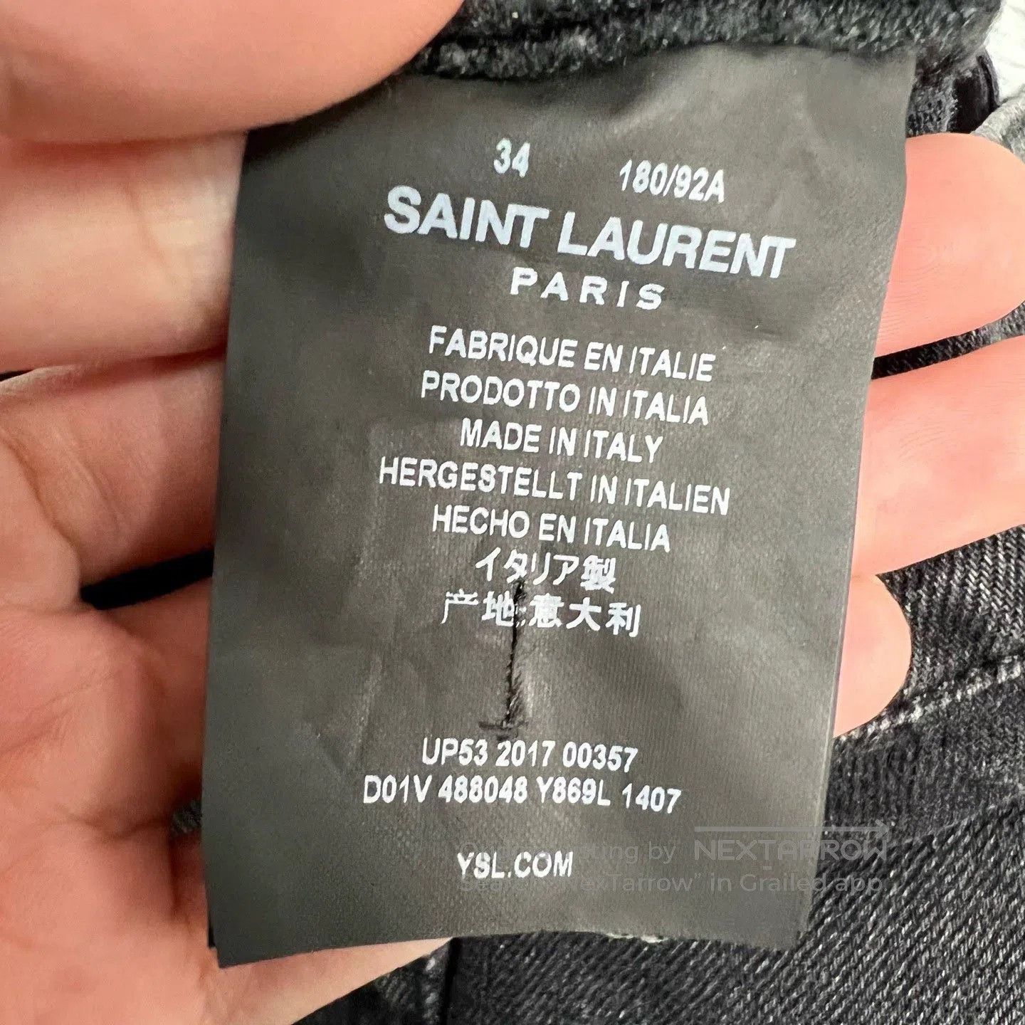 Saint Laurent Paris SLP Saint Laurent Denim Pants. Size US 34 / EU 50 - 4 Thumbnail