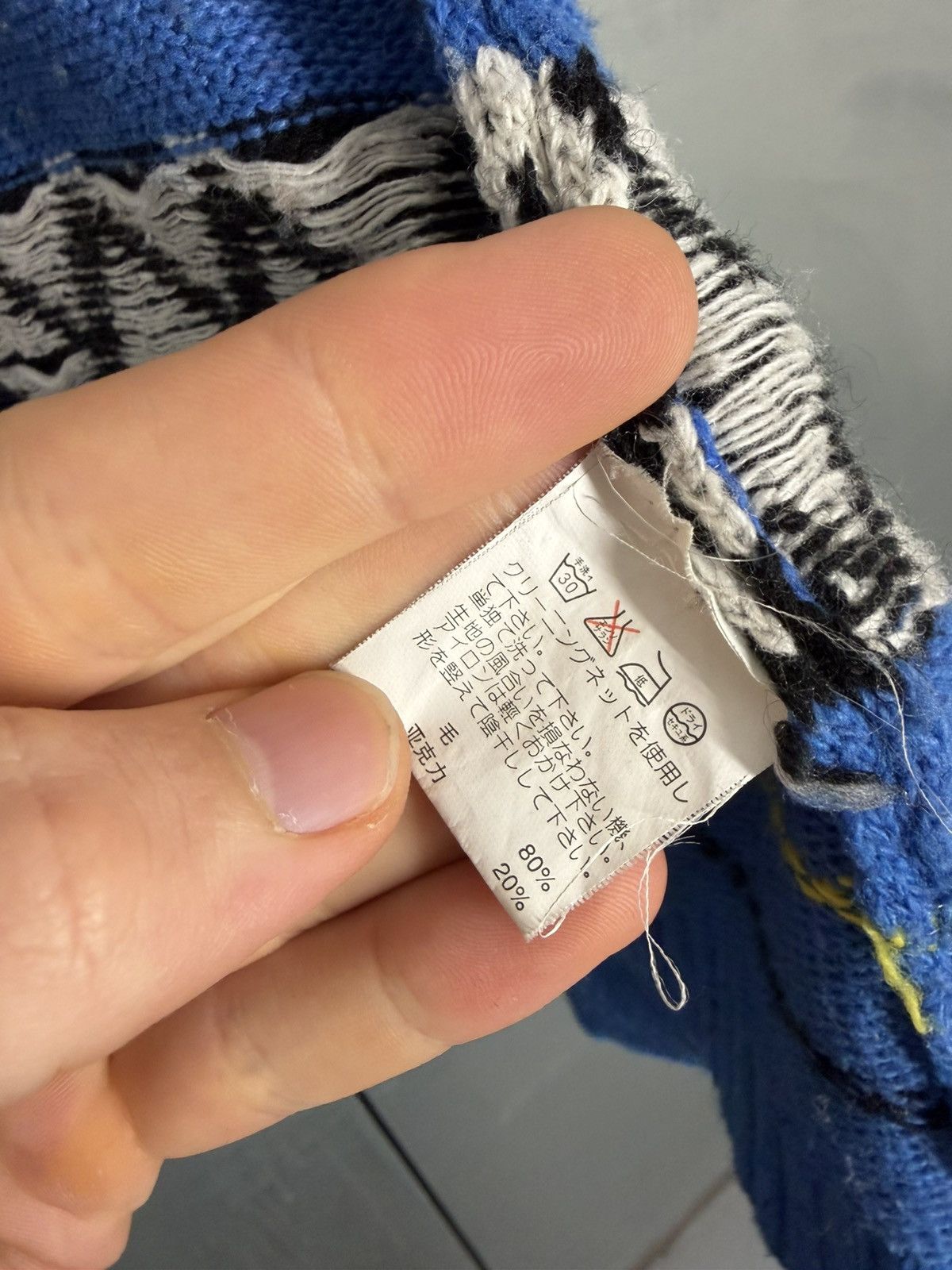 mercibeaucoup Mercibeaucoup by Issey Miyake Color Cable Knitted Cardigan Size M / US 6-8 / IT 42-44 - 8 Thumbnail