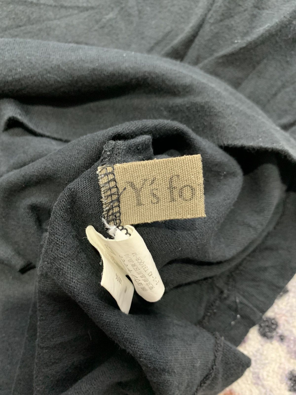Y's for Men Yohji Yamamoto Black Oversize Tee Size US L / EU 52-54 / 3 - 4 Thumbnail