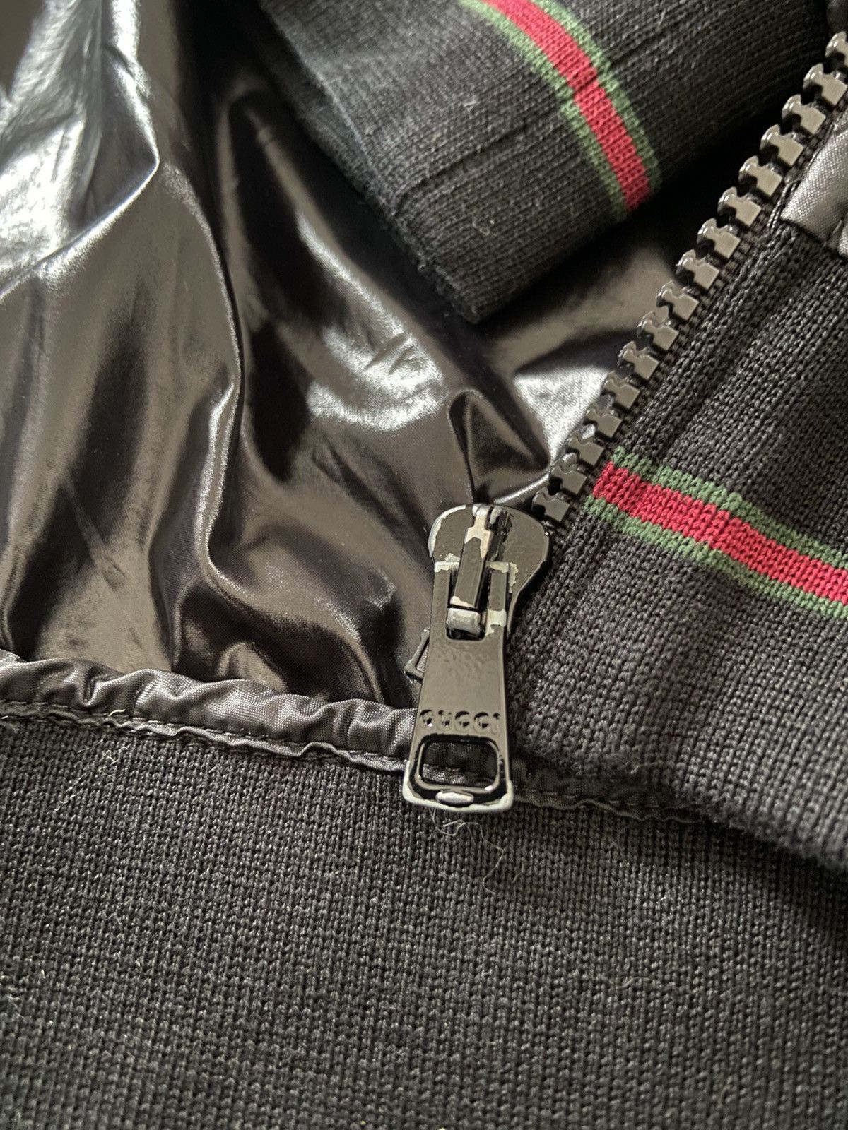 Gucci Gucci Black Nylon Bomber Jacket Size US M / EU 48-50 / 2 - 10 Thumbnail
