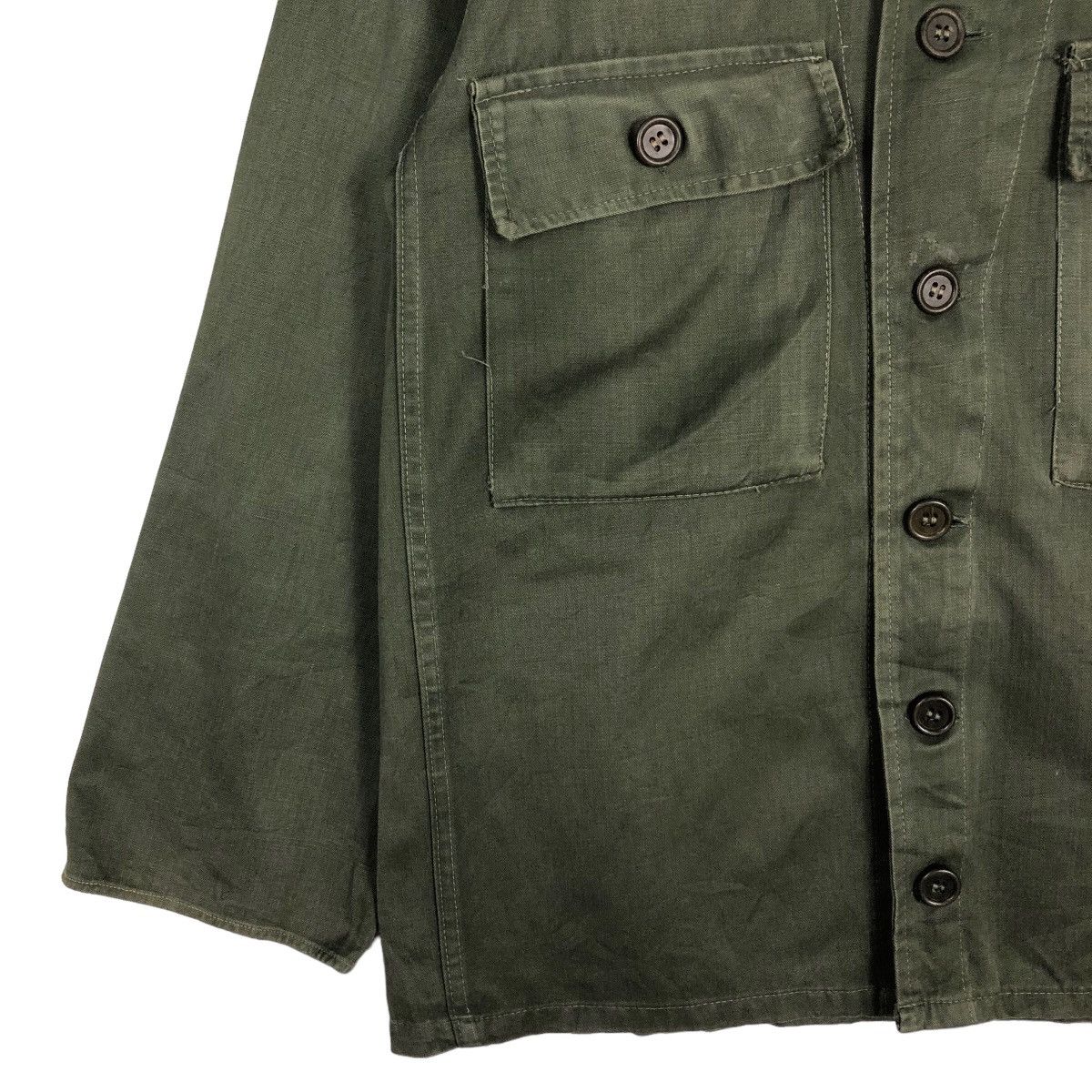 Vintage 🔥Vintage 40s Shirt Jacket Multi Pocket Military World War 2 Size US M / EU 48-50 / 2 - 4 Thumbnail