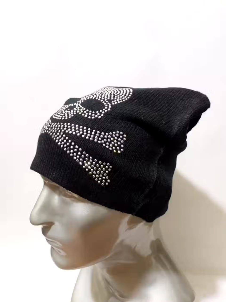 Japanese Brand S Ozawa & Co Skull Skeleton Punk Bondage Design Beanie hats Size ONE SIZE - 4 Thumbnail