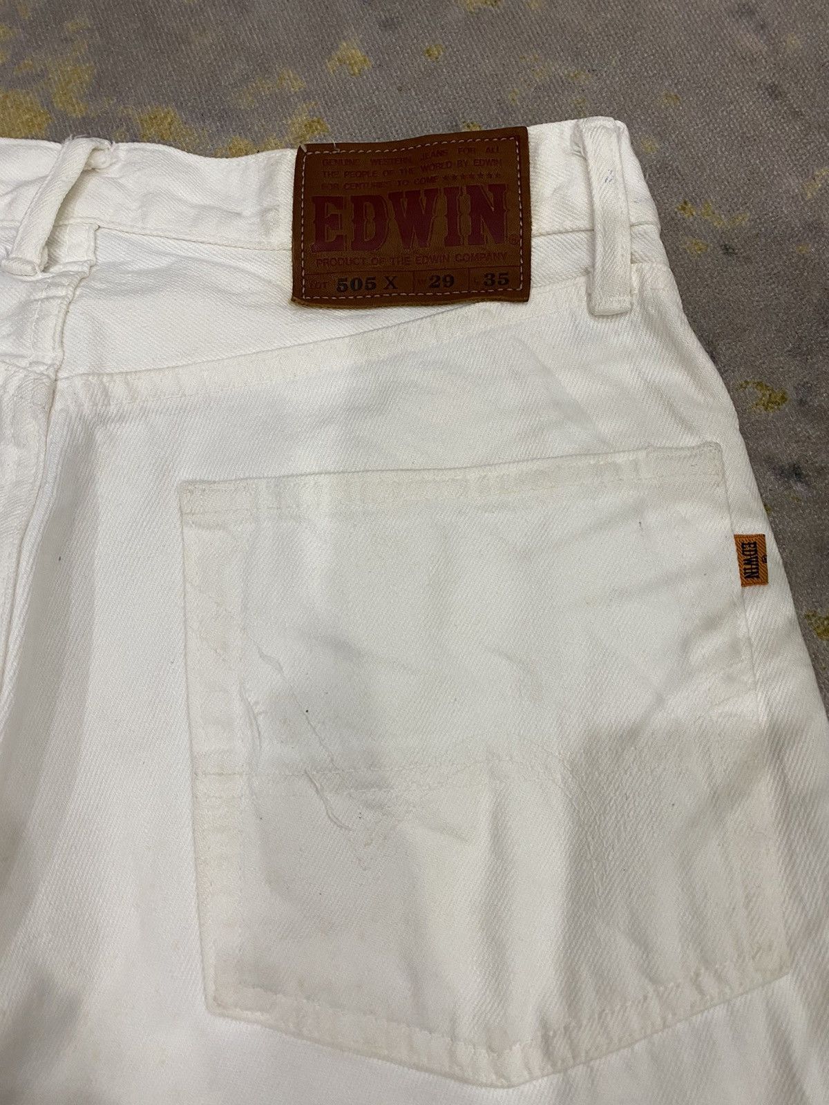 Edwin Final Drop‼️ Vintage Edwin 505 Button Fly Selvedge Denim Size US 30 / EU 46 - 8 Thumbnail