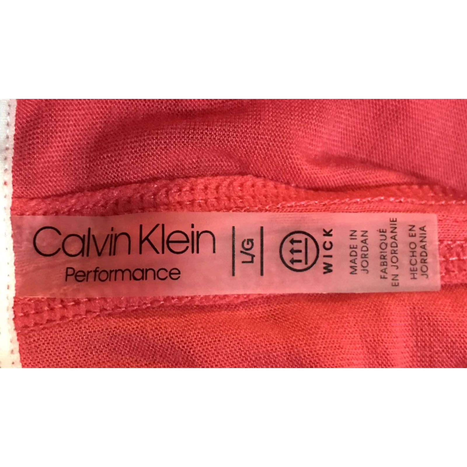 Calvin Klein CALVIN KLEIN WOMEN'S TOP Pink Open Back Short Sleeve Size-L Knit Back Detail Casual Regular Fit Women Size L / US 10 / IT 46 - 6 Thumbnail
