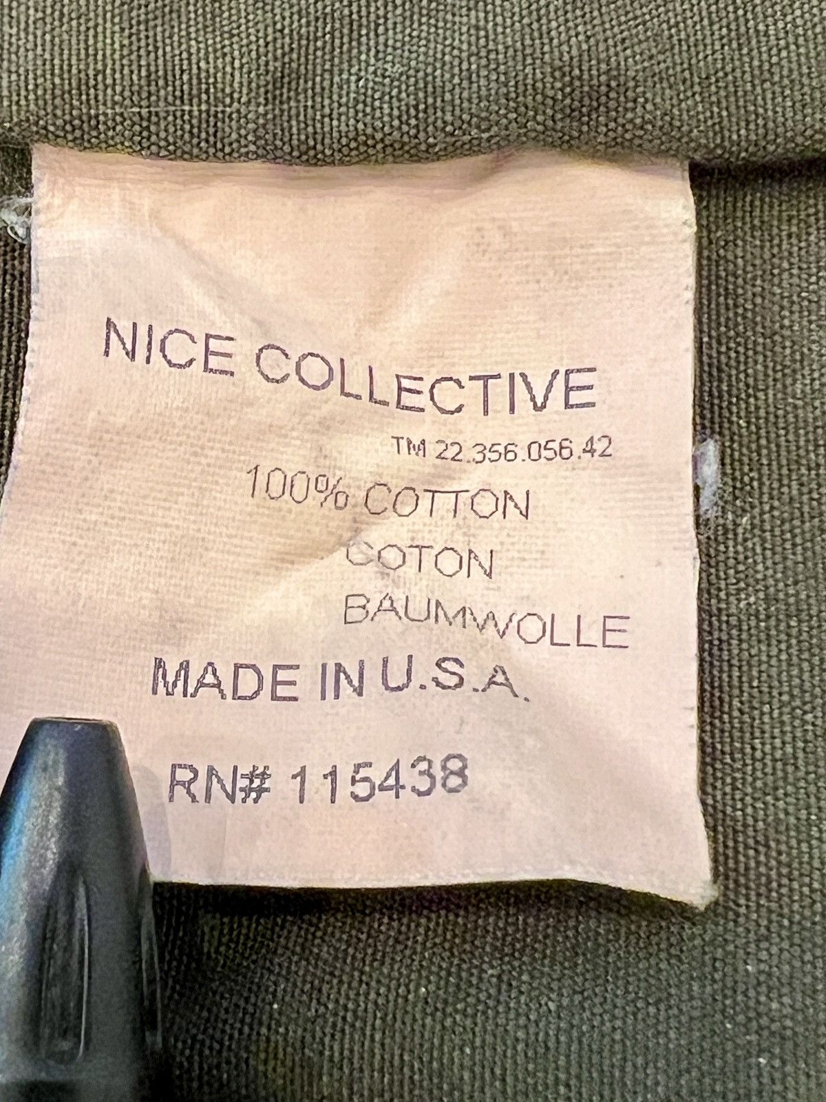 Nice Collective Nice Collective Olive light weight military jacket y2k Size US M / EU 48-50 / 2 - 10 Thumbnail