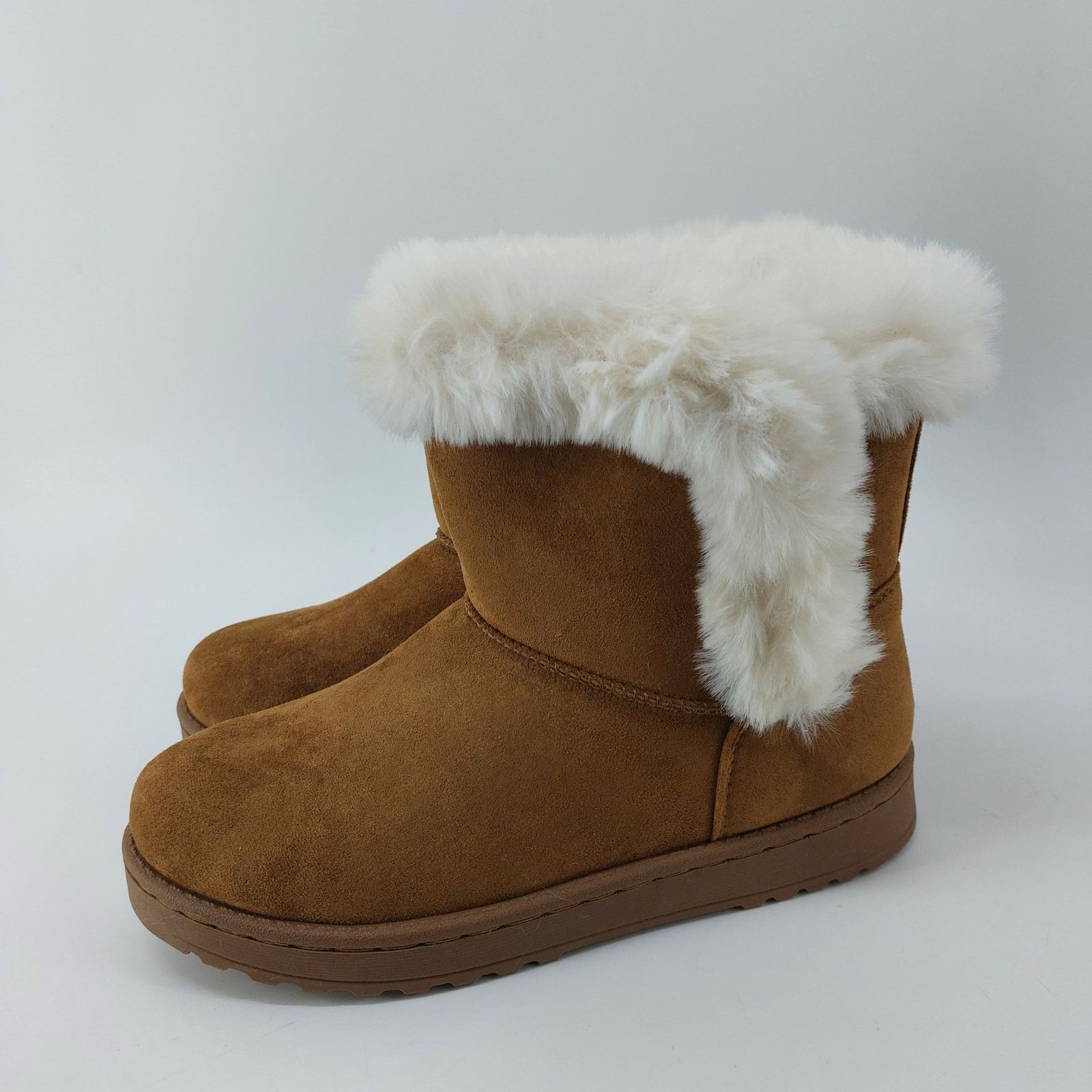 Other SO Womens Size 8 Abigail Women's Boots Faux-Fur Winter Brown Size US 8 / IT 38 - 9 Thumbnail