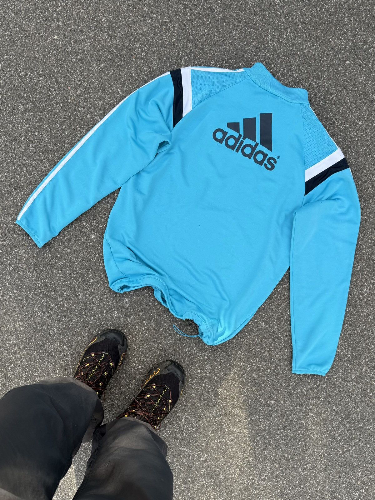 Adidas Adidas Y2K Chelsea Sweatshirt Blokecore Soccer Hype Jacket Size US L / EU 52-54 / 3 - 3 Thumbnail