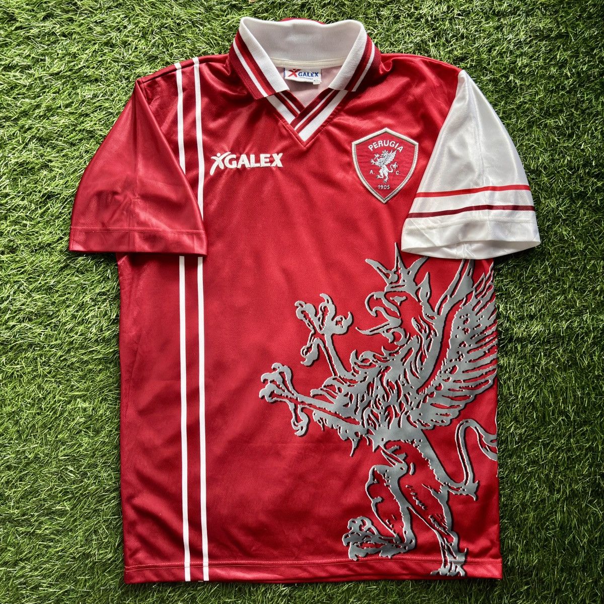 Other Perugia Home 1998-99 Nakata #7 Soccer Jersey Size US M / EU 48-50 / 2 - 1 Thumbnail