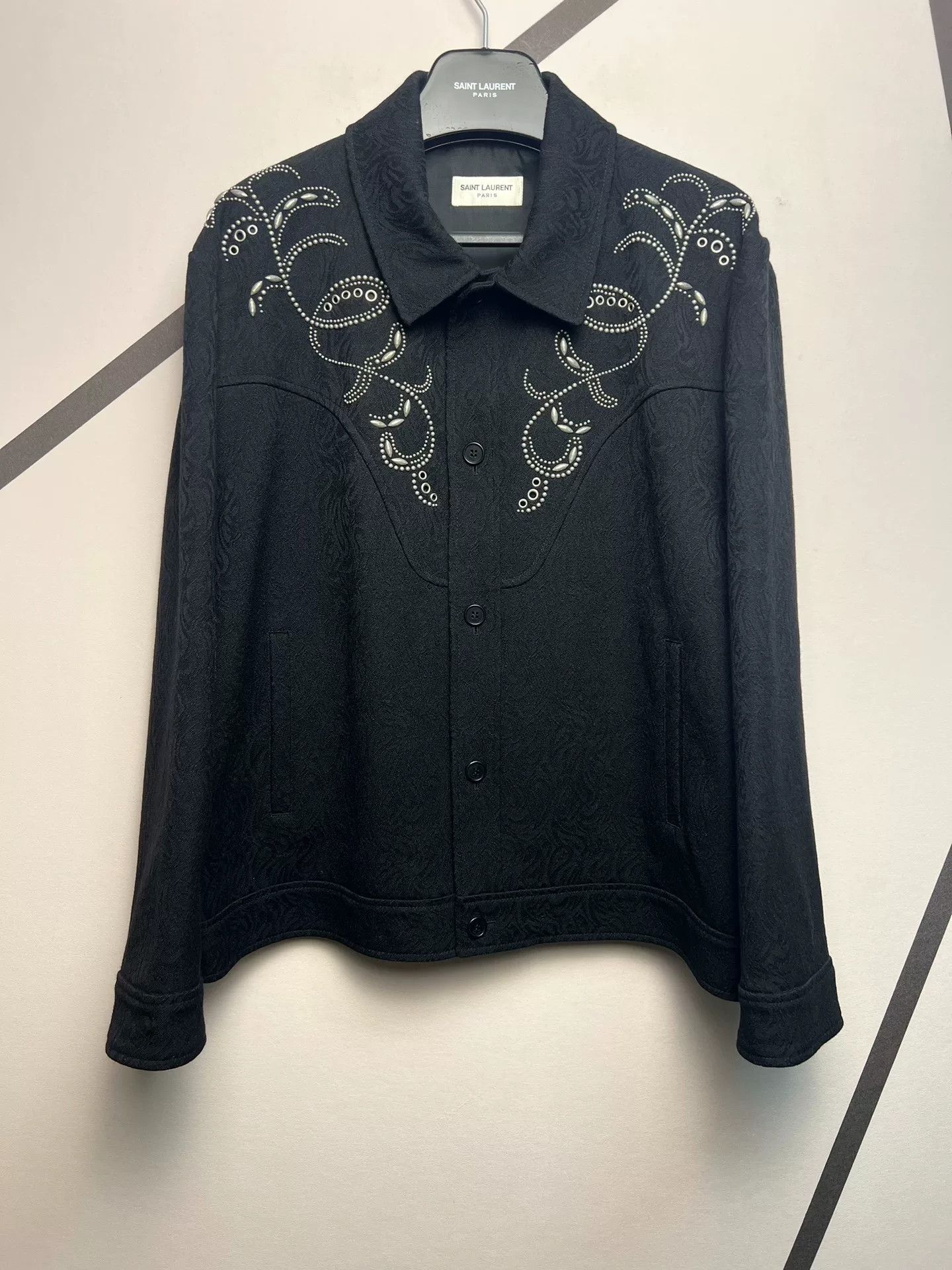 Saint Laurent Paris Saint Laurent SS19 Runway Wool Jacket Size US L / EU 52-54 / 3 - 1 Thumbnail