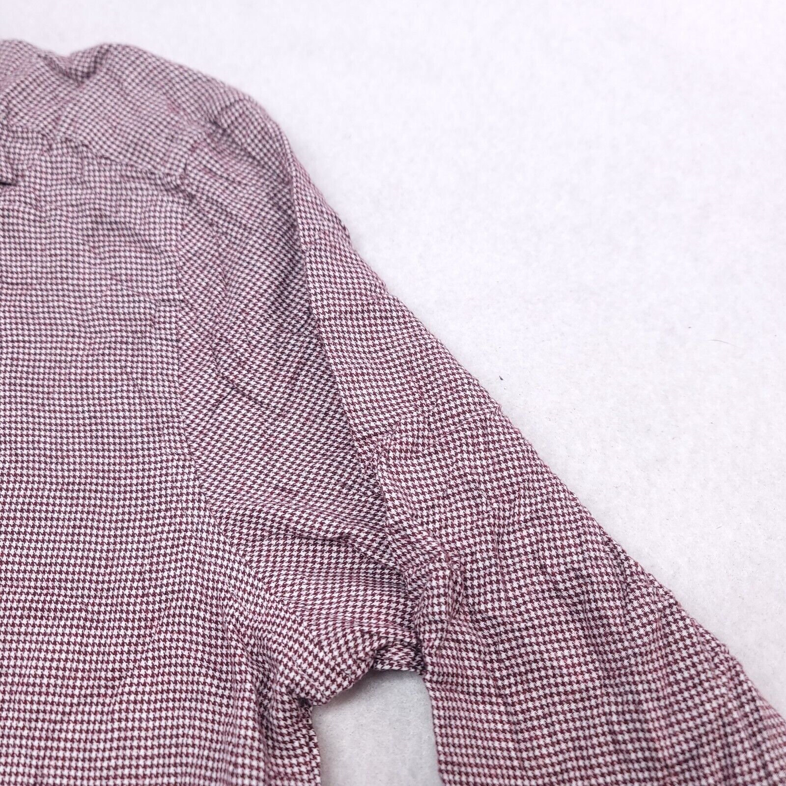 Jack Victor Jack Victor Button Up Shirt Mens Size Extra Large XL Maroon Size US XL / EU 56 / 4 - 5 Thumbnail