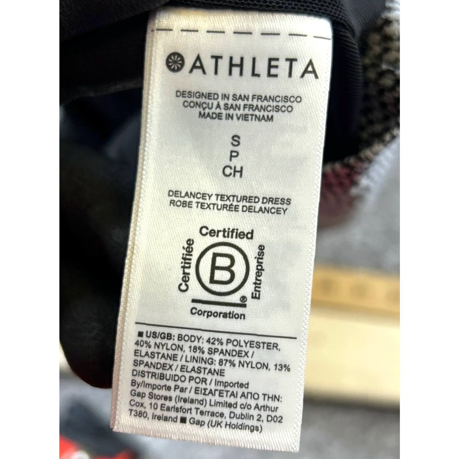 Athleta Athleta Dress Womens Small Gray Black Blouson Size S / US 4 / IT 40 - 4 Thumbnail