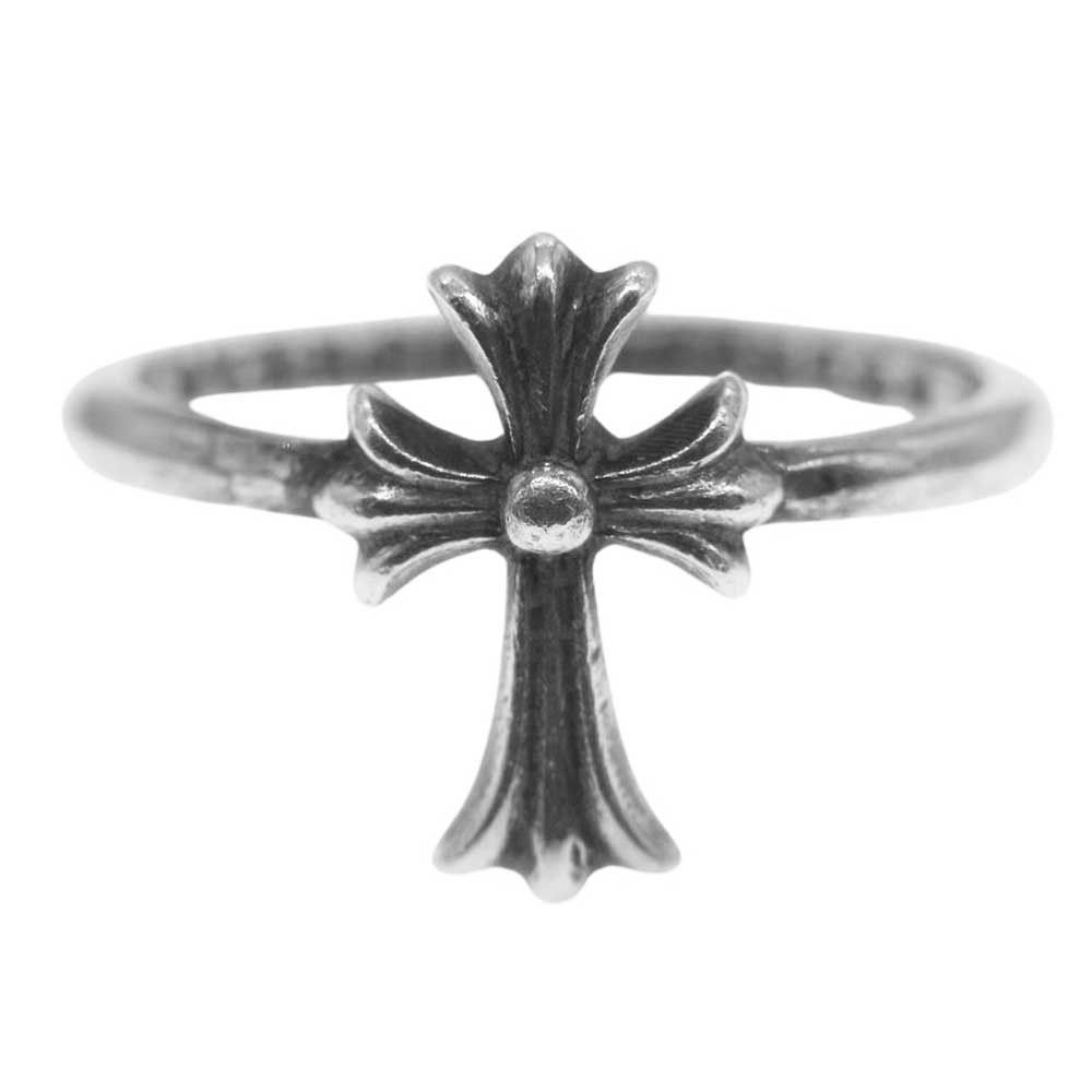 image of Chrome Hearts Bubblegum Cross Ring in Silver, Men's