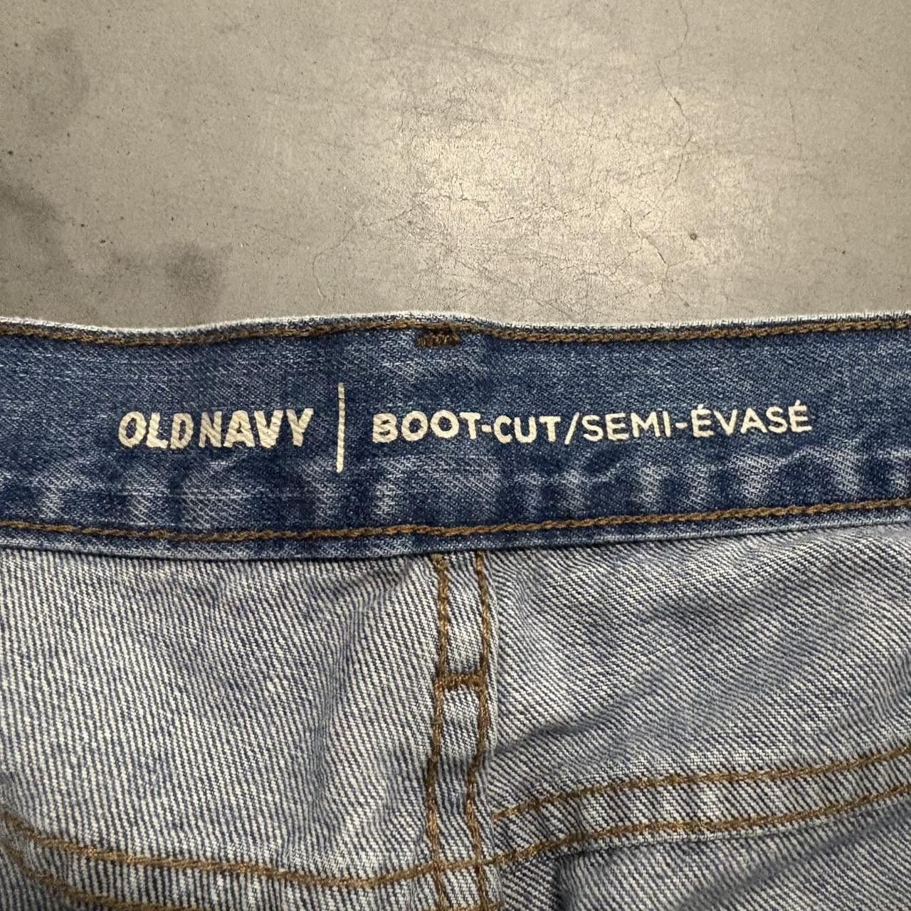 Old Navy Crazy Vintage Y2K/2000s Baggy Old Navy Skater Streetwear Medium Wash Denim Jeans! Size US 34 / EU 50 - 8 Thumbnail