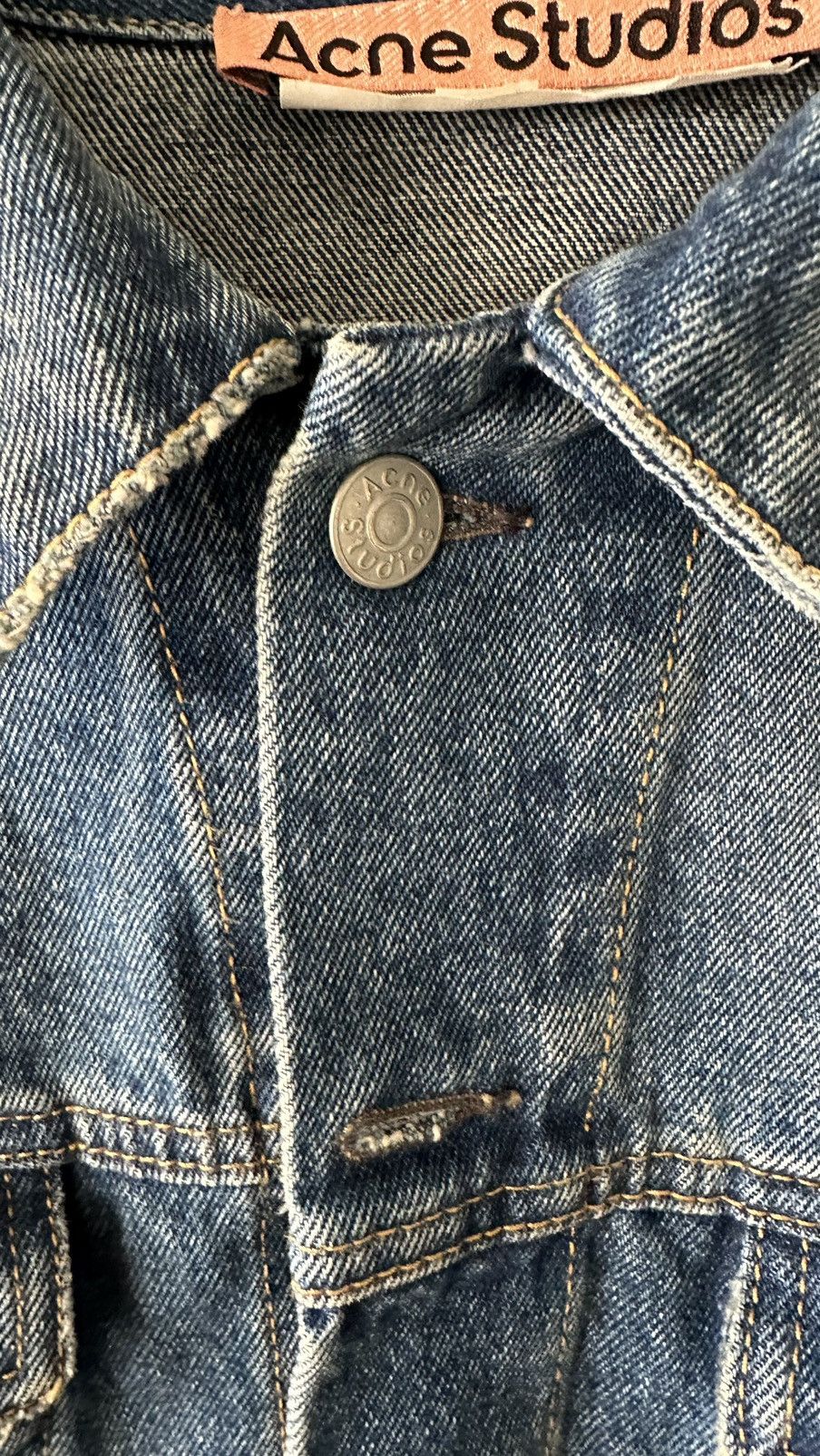 Acne Studios Acne Studios Mid Blue Denim Jacket Size US M / EU 48-50 / 2 - 5 Thumbnail