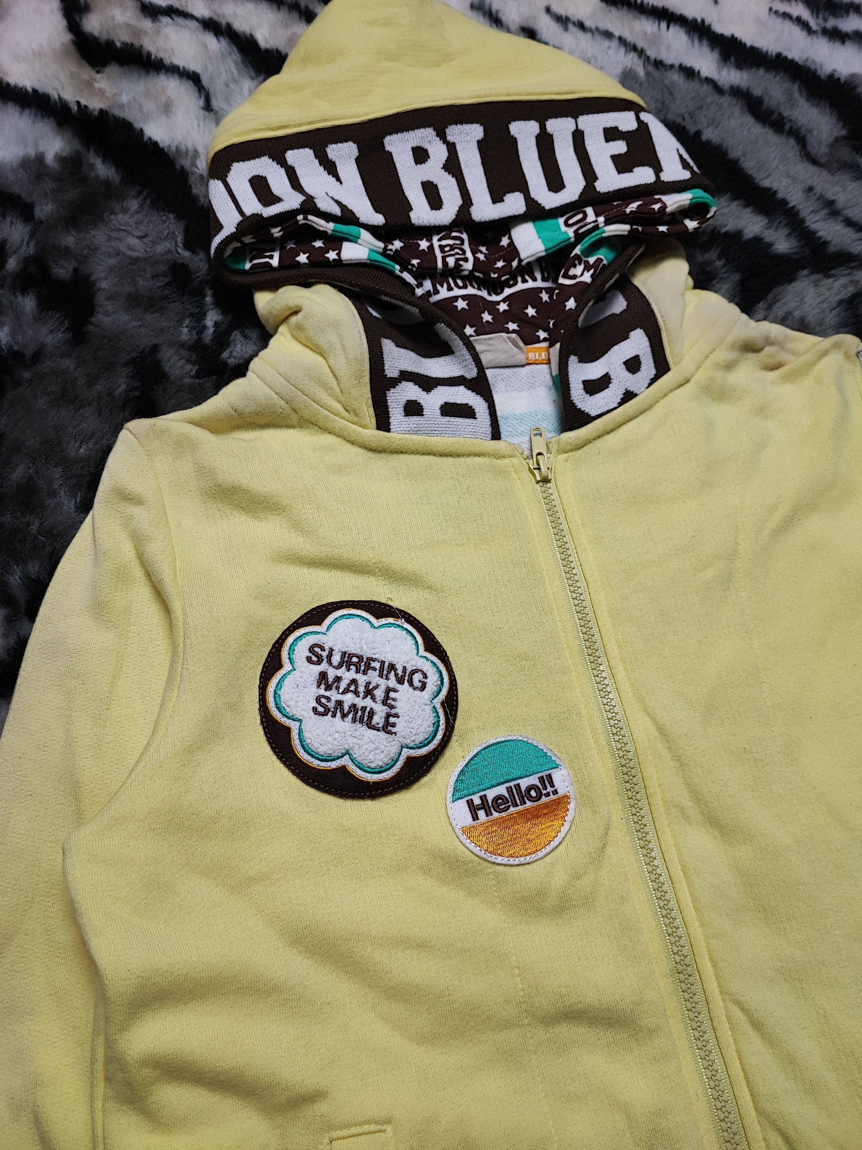 Hysteric Glamour Blue Moon Blue Zip Hoodie Full Print Size US S / EU 44-46 / 1 - 5 Thumbnail
