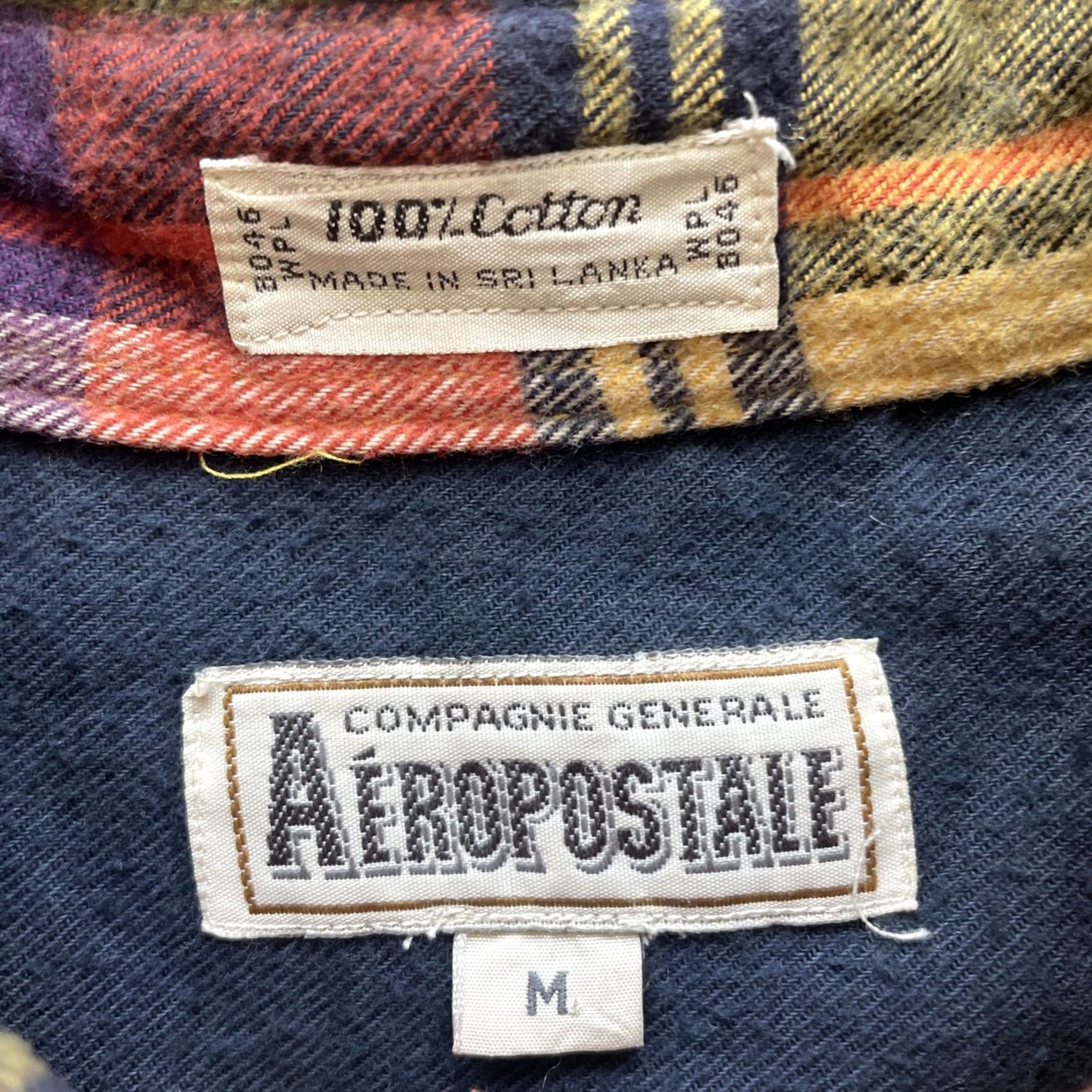 Aeropostale VINTAGE Aeropostale Plaid Shirt Mens Medium Button Down Flannel Longsleeve Grunge 90s Size US M / EU 48-50 / 2 - 3 Thumbnail