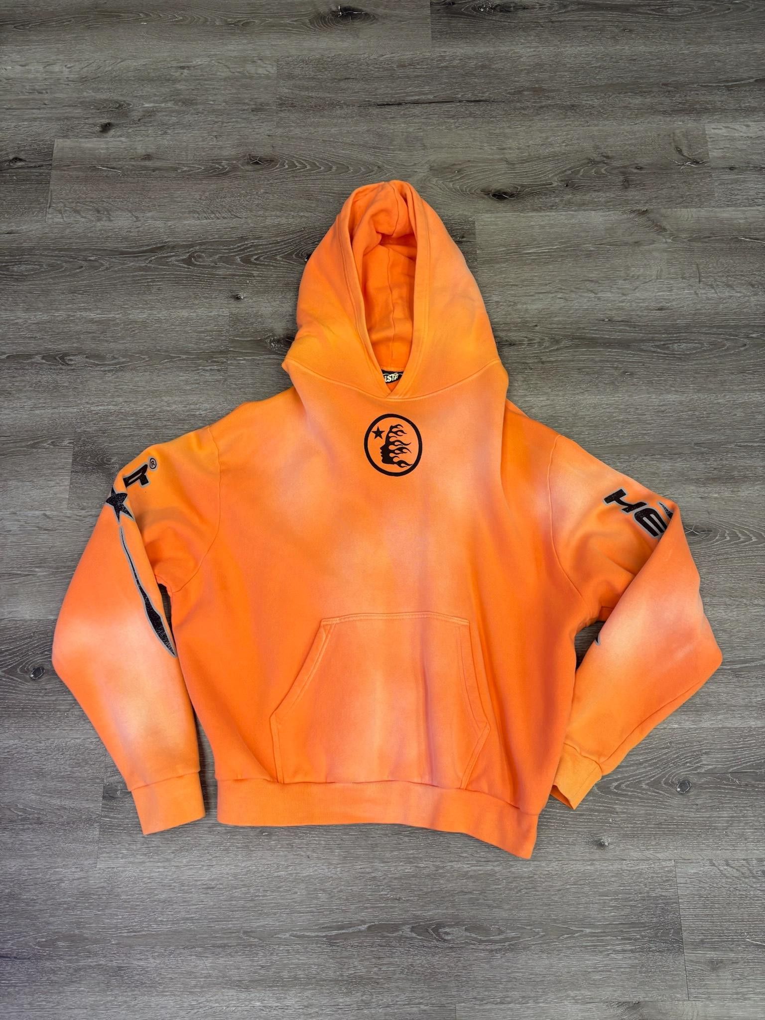 HELLSTAR Hellstar "Fire Orange" Hoodie Orange Dye Size US XL / EU 56 / 4 - 1 Thumbnail