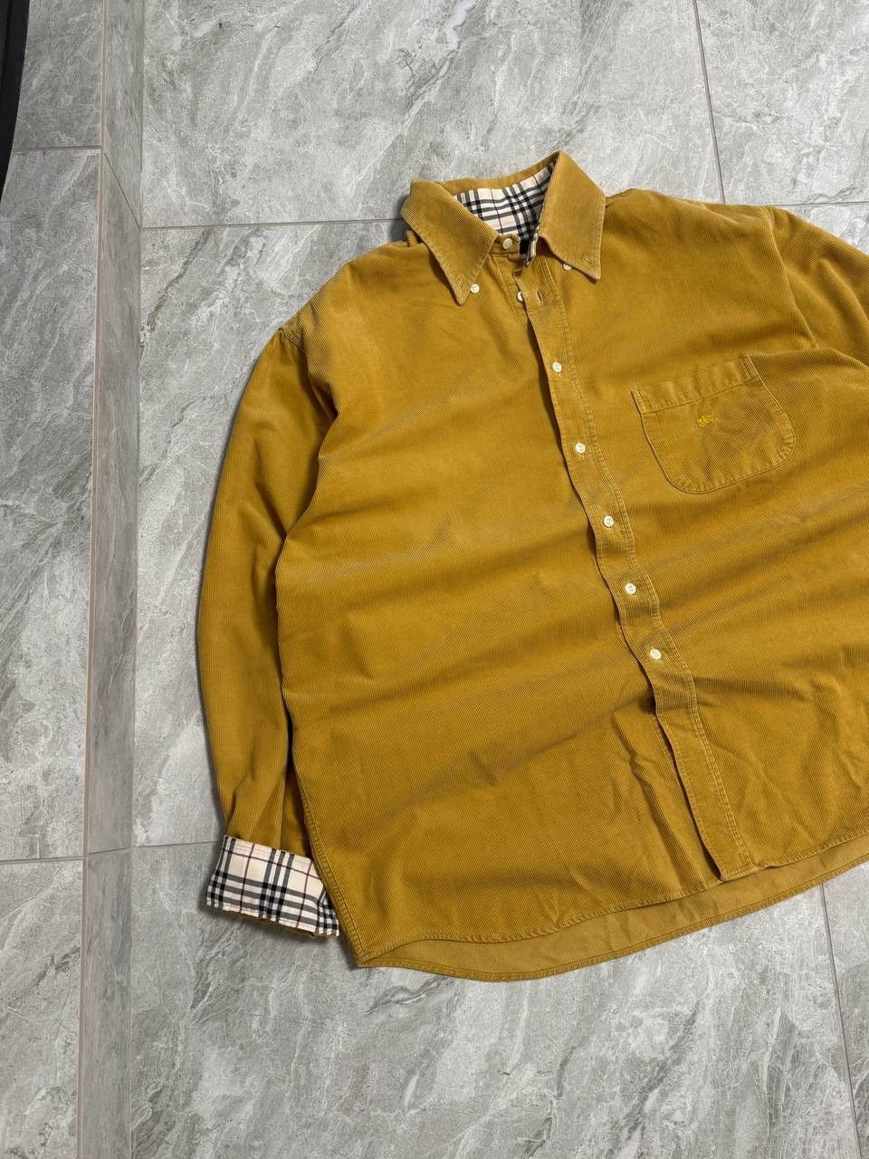 Burberry Burberry Corduroy Button Up Shirt Size US L / EU 52-54 / 3 - 3 Thumbnail