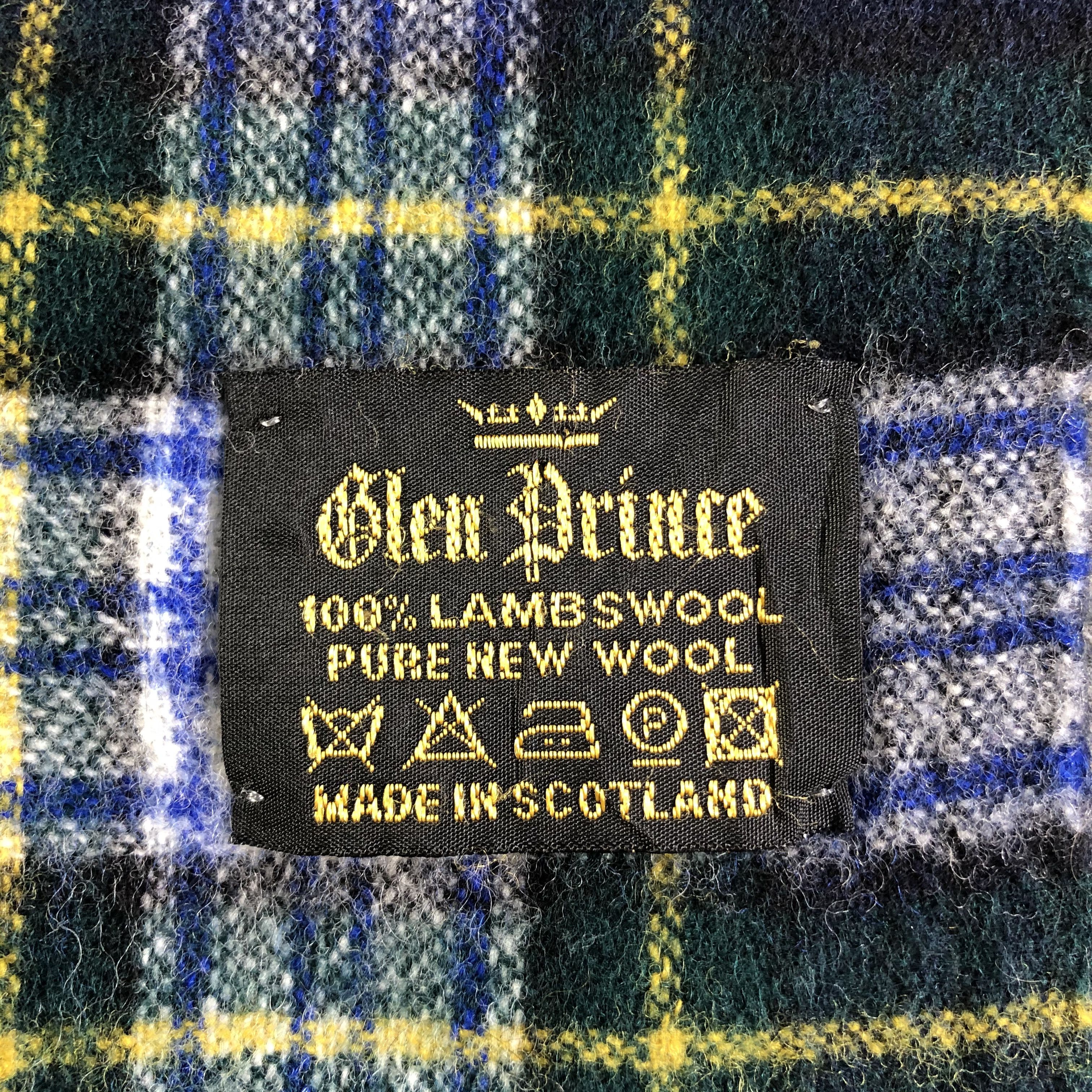 Vintage Glen Prince Wool Scarf / Muffler / Neckwear Size ONE SIZE - 2 Thumbnail