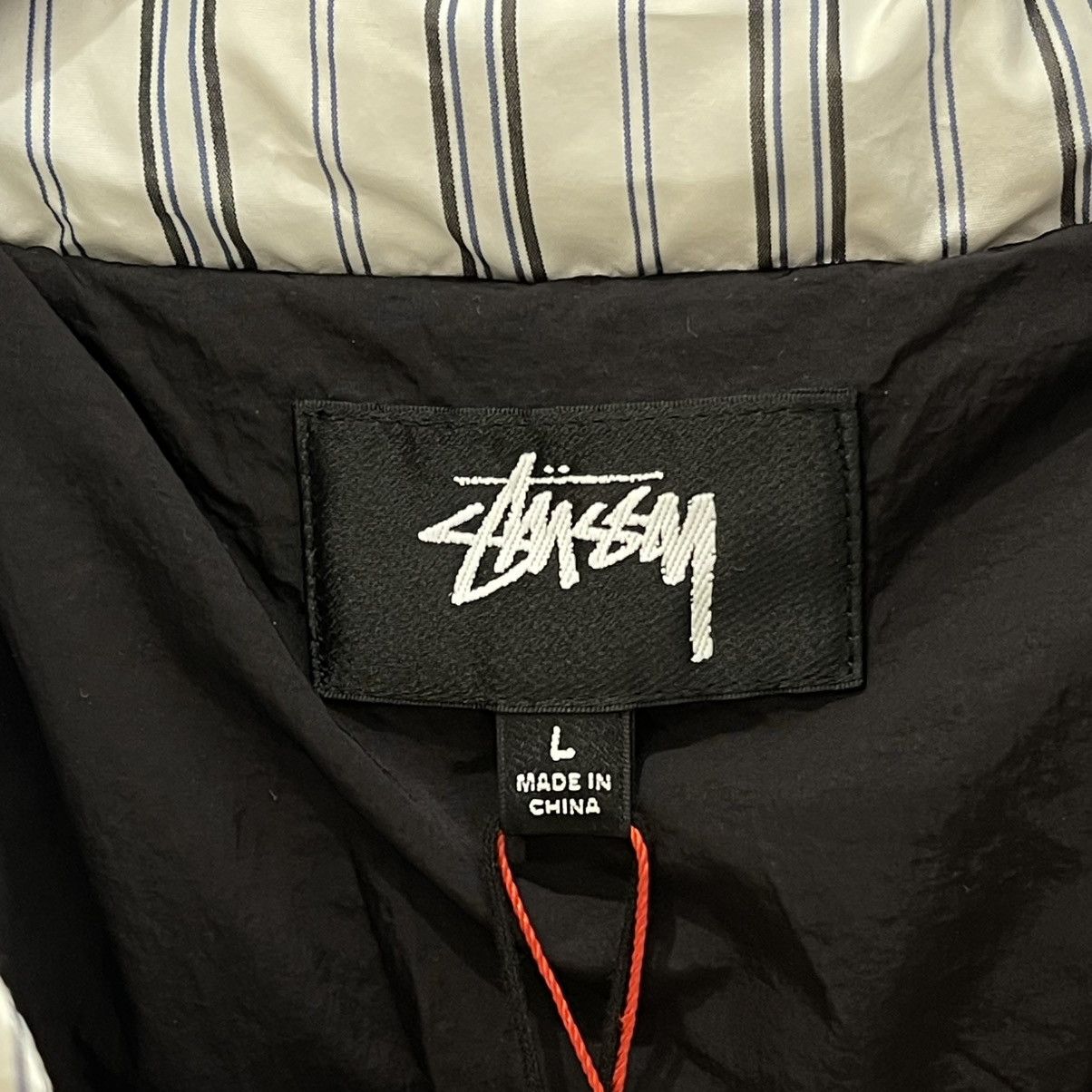 Stussy Stussy Stripe Down Puffer Jacket Size US L / EU 52-54 / 3 - 4 Thumbnail