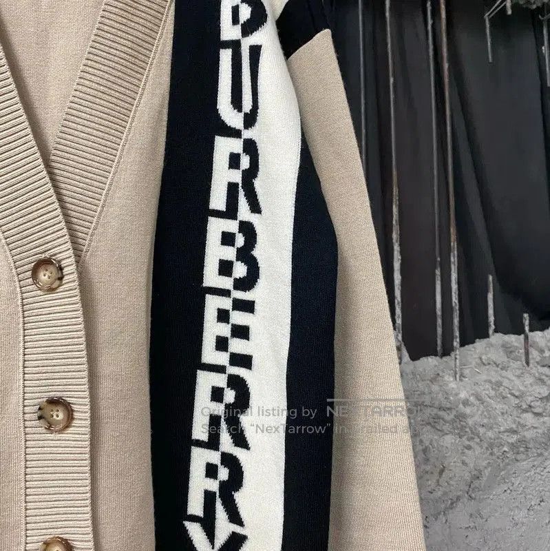 Burberry Burberry Color Block Wool Cardigan for Women. Size XS / US 0-2 / IT 36-38 - 5 Thumbnail