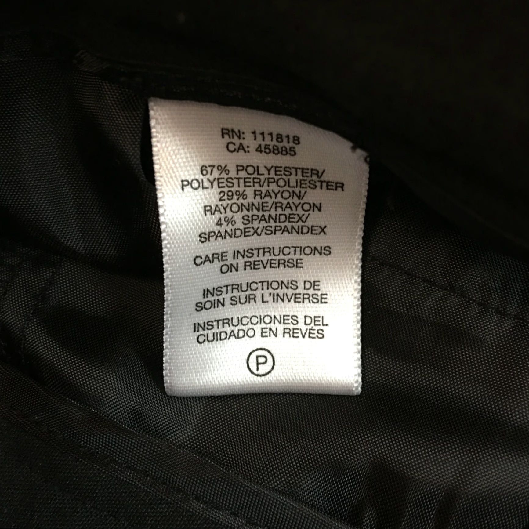 Michael Kors Michael Kors Womens Dress Pants Black; Ankle Fit Wellesley, Regular, Size P, 30 in Length, 32 in Waist, 26.5 in Inseam, Dry-clean Only Size 28" / US 6 / IT 42 - 3 Thumbnail