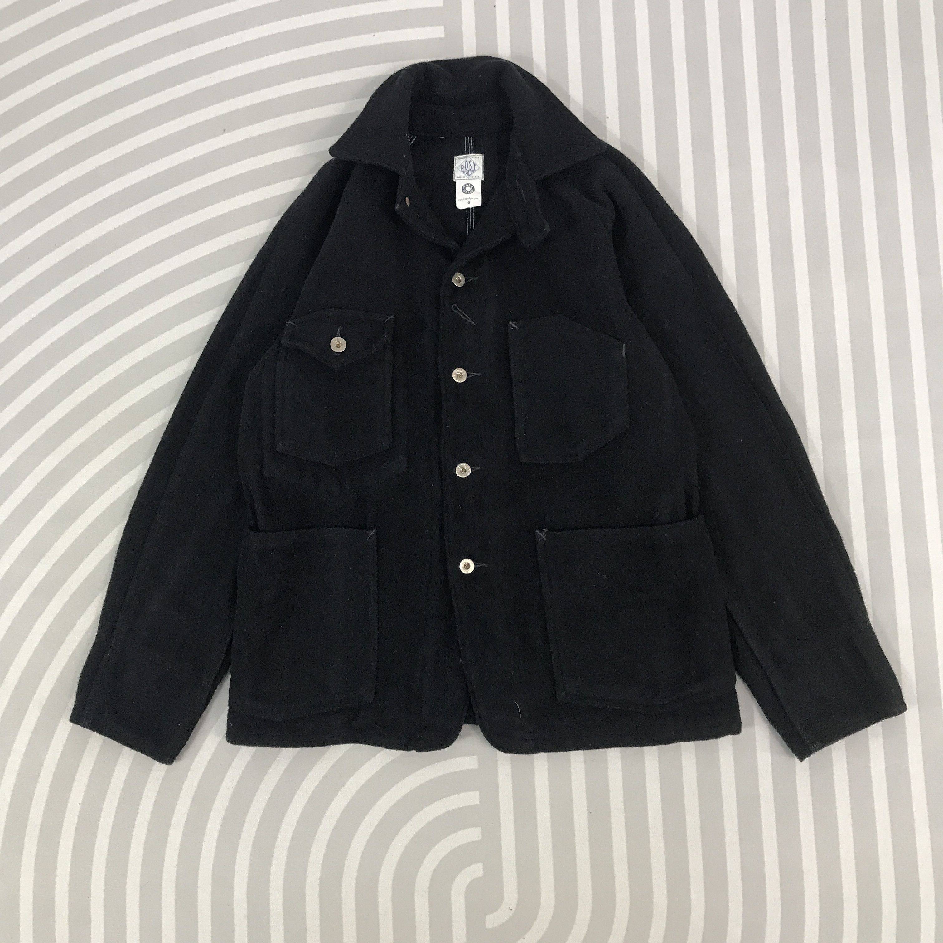 Post Overalls × Vintage Vintage Post O'ALLS Made in USA button Wool Jacket Size US S / EU 44-46 / 1 - 1 Thumbnail