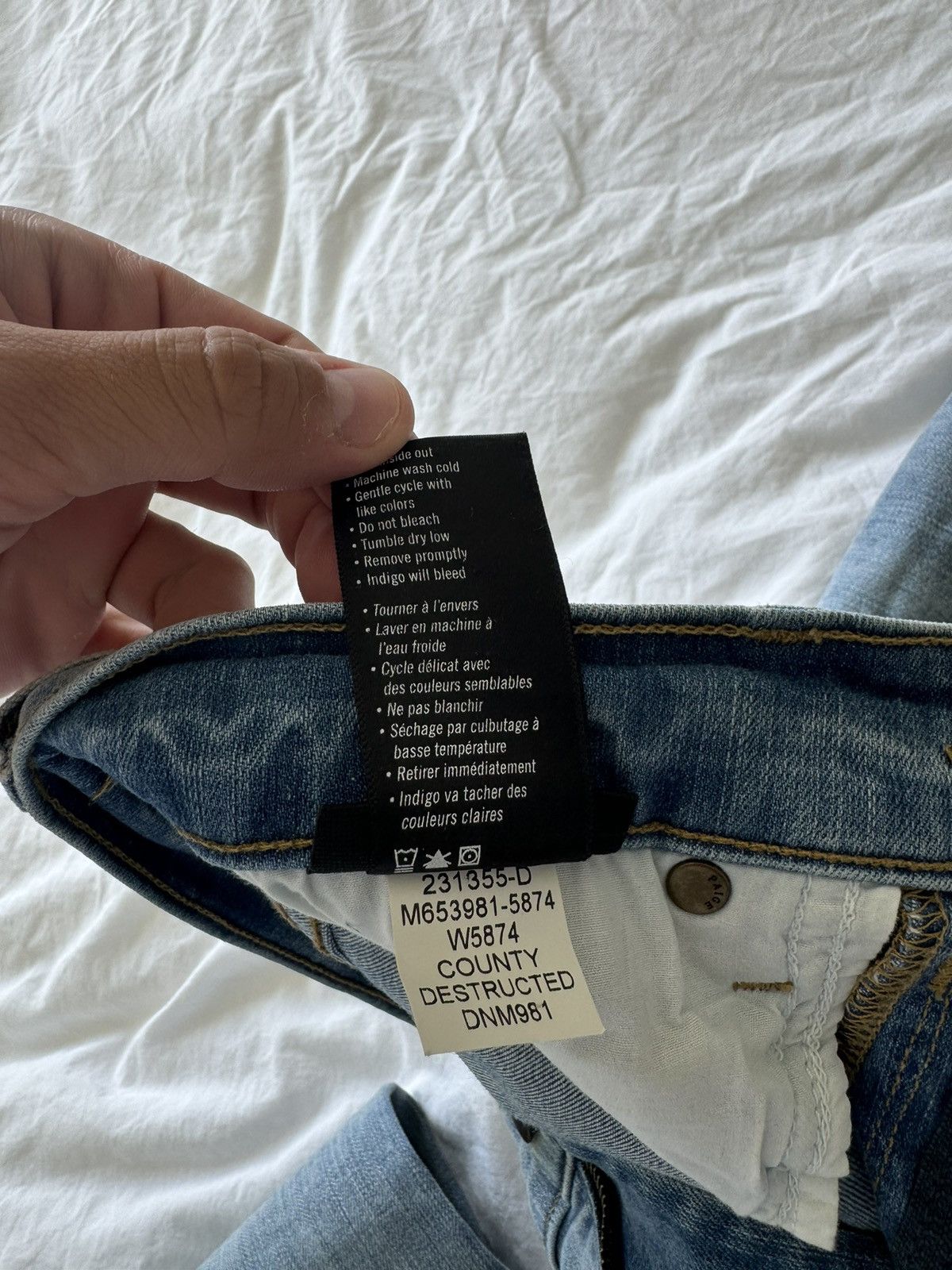 Paige Paige Lennox Slim Jeans Size US 29 - 5 Thumbnail
