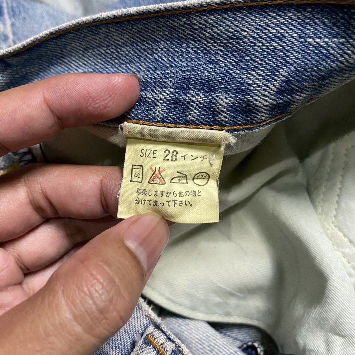 Levi's Dirty Blue Red Line Big E Levis 502-XX Jeans Red Line Size US 28 / EU 44 - 11 Thumbnail