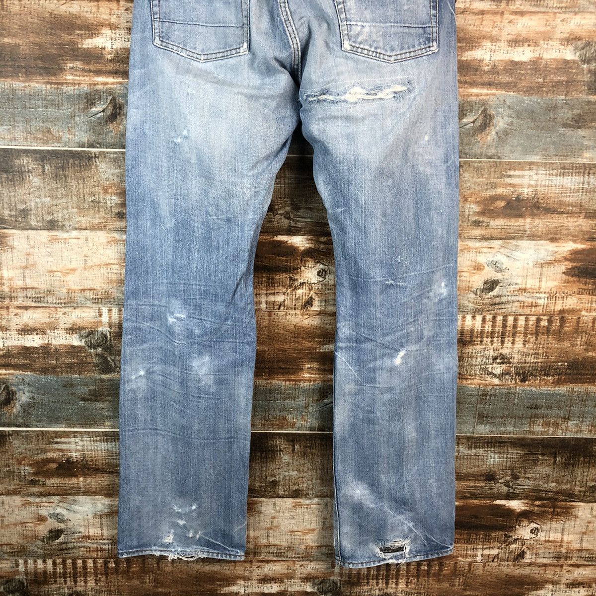 The Superior Labor DL The Superior Labor selvedge Distressed Denim Pants #A2445 Size US 32 / EU 48 - 18 Thumbnail