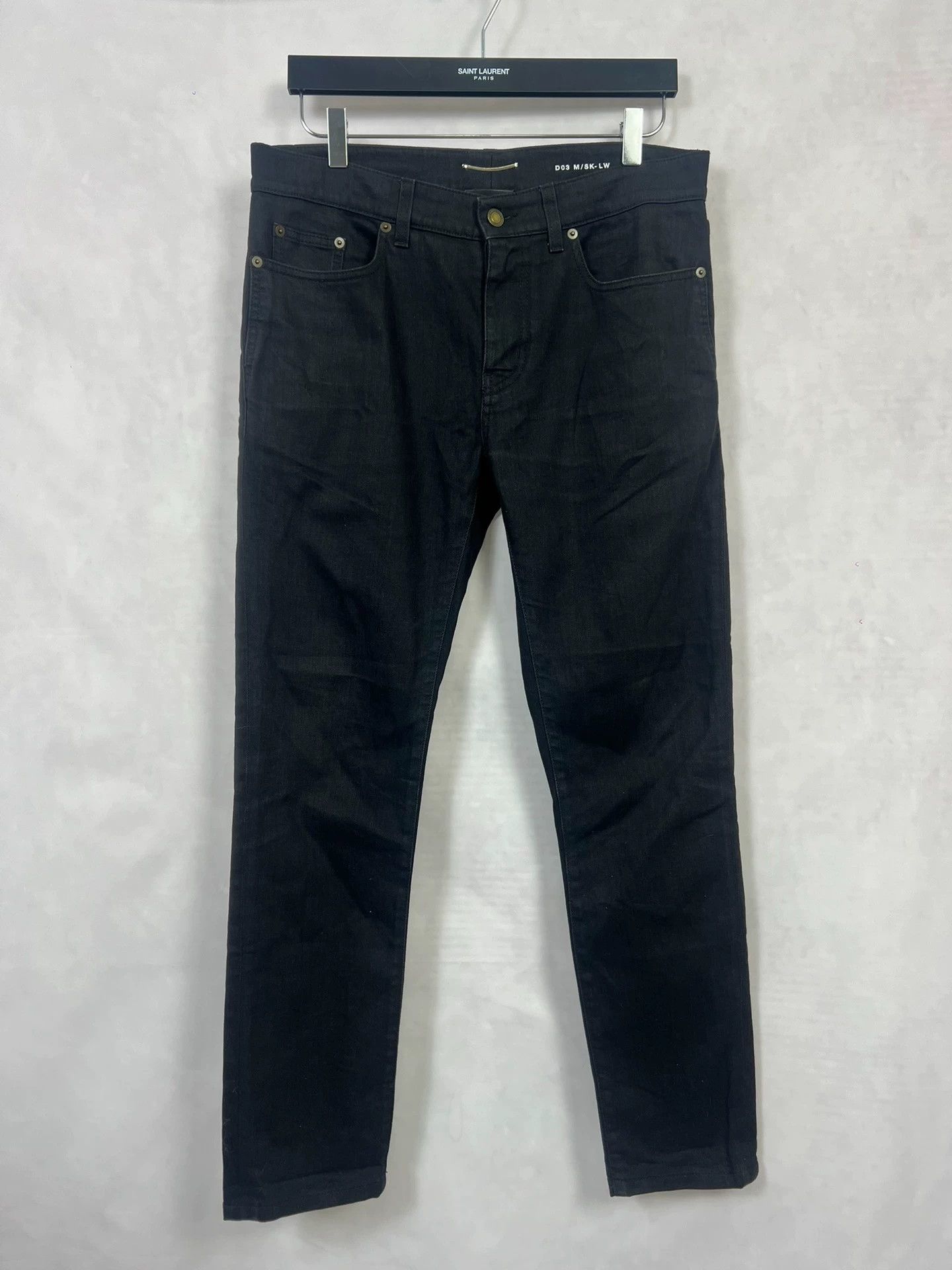 Saint Laurent Paris Saint Laurent slp20ssD03 black 32 jeans Size US 32 / EU 48 - 1 Thumbnail