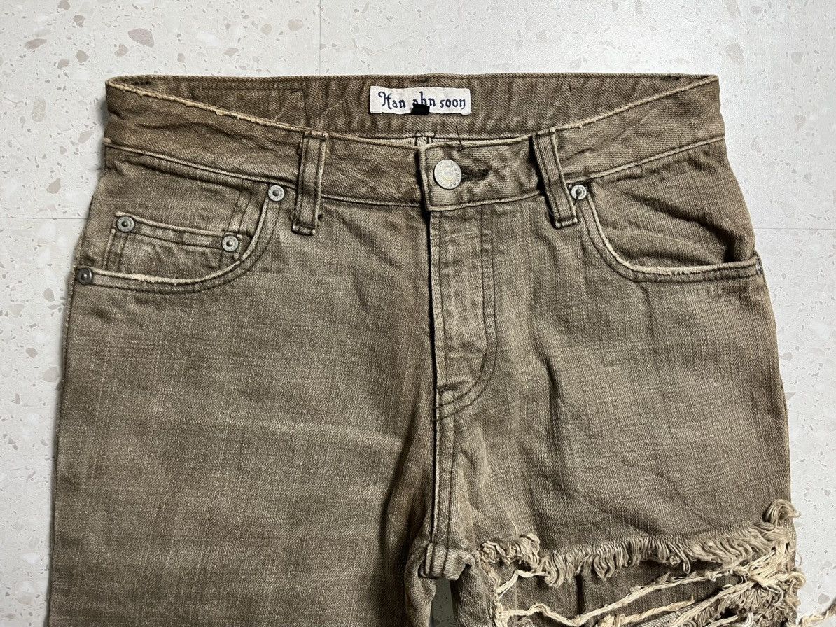 Le Grande Bleu (L.G.B.) Vintage han ahn soon flare jean distressed Size US 26 / EU 42 - 9 Thumbnail