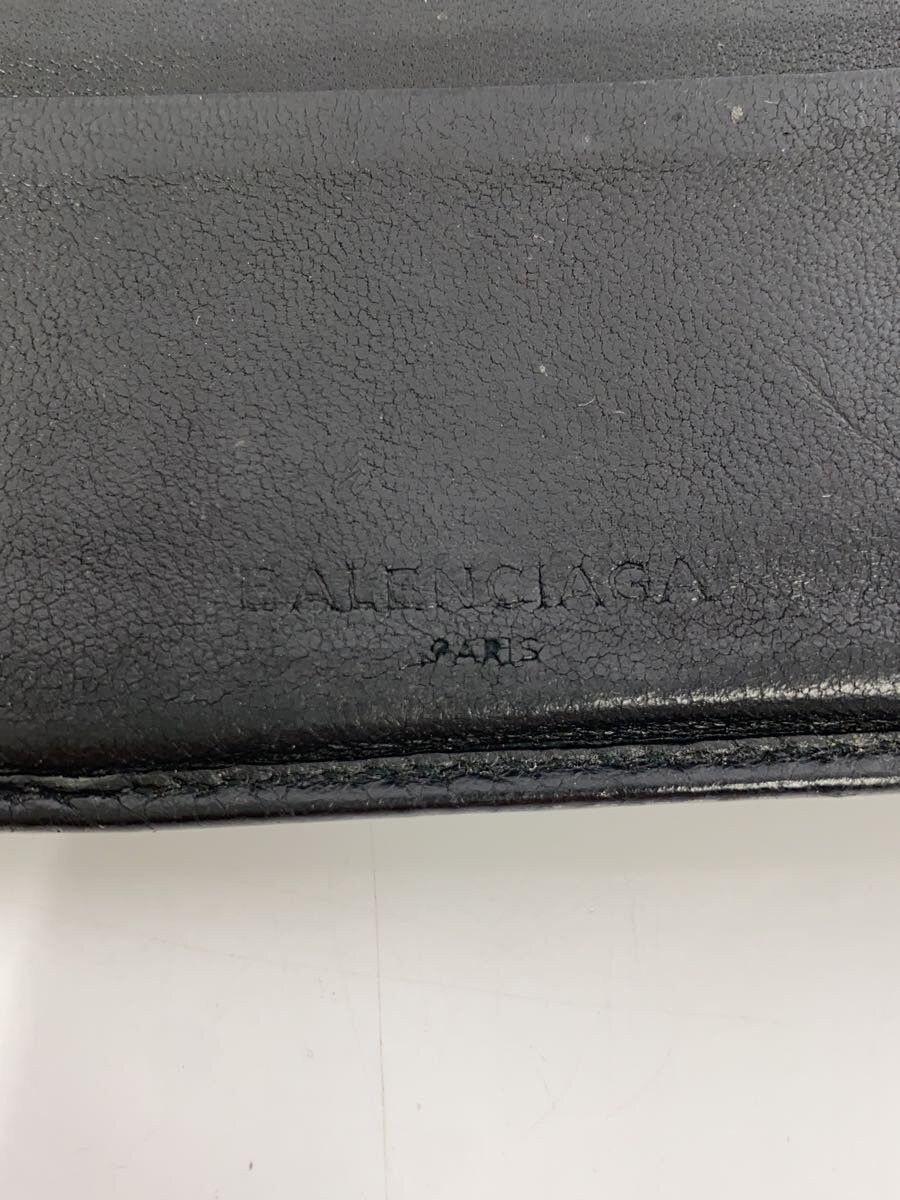 Balenciaga Balenciaga Leather Bi-Fold Wallet Black Size ONE SIZE - 3 Thumbnail