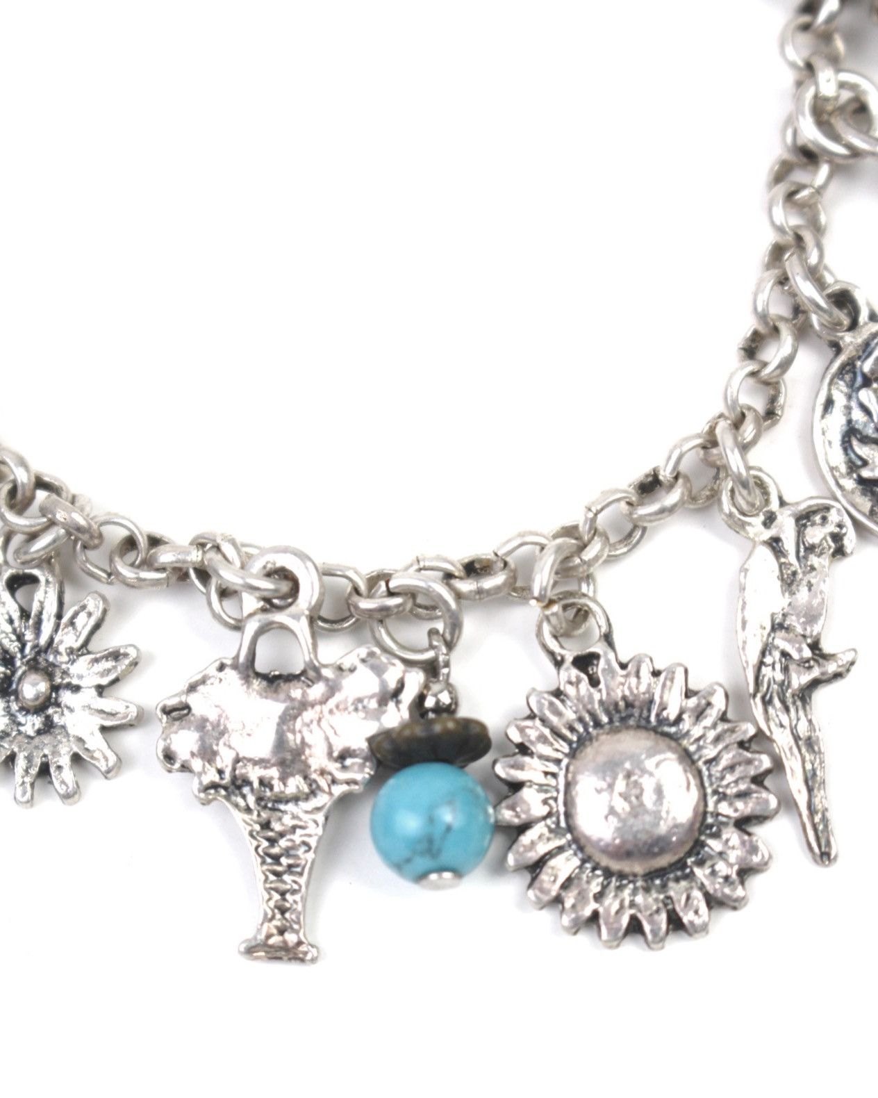 Vintage 2000S JAPANESE MADE BOHO BLOOM CHARM BRACELET Size ONE SIZE - 3 Thumbnail