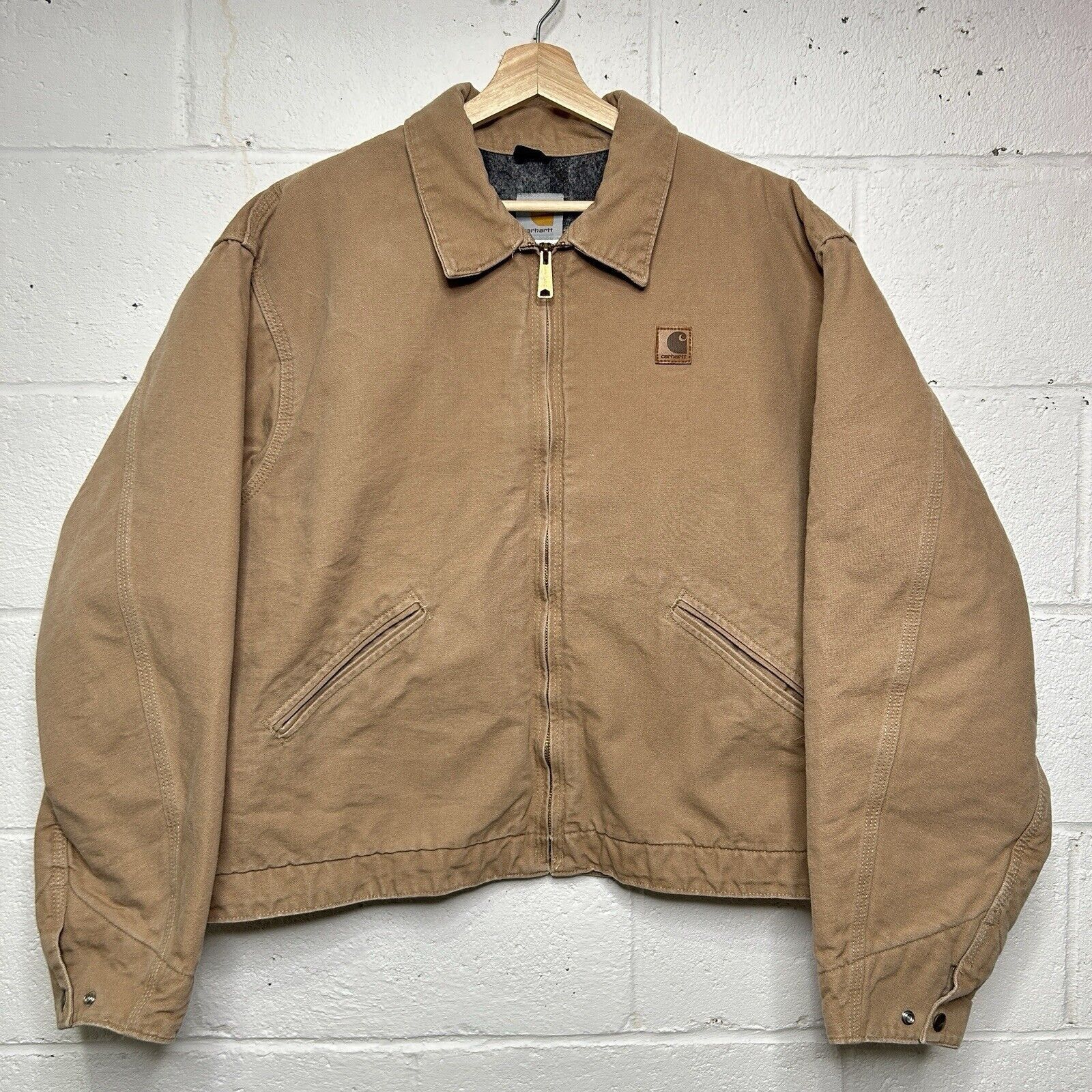 Carhartt Vintage Carhartt Blanket-Lined Detroit Jacket “Saddle Brown” Size US XXL / EU 58 / 5 - 1 Thumbnail