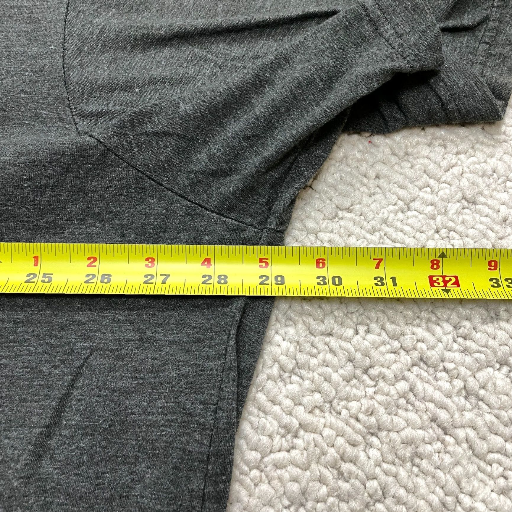 Haggar Haggar Shirt Womens 2XL Dark Gray Solid Short Sleeve Crew Adult Top Tee Relaxed Size XXL / US 16-18 / IT 52-54 - 4 Thumbnail