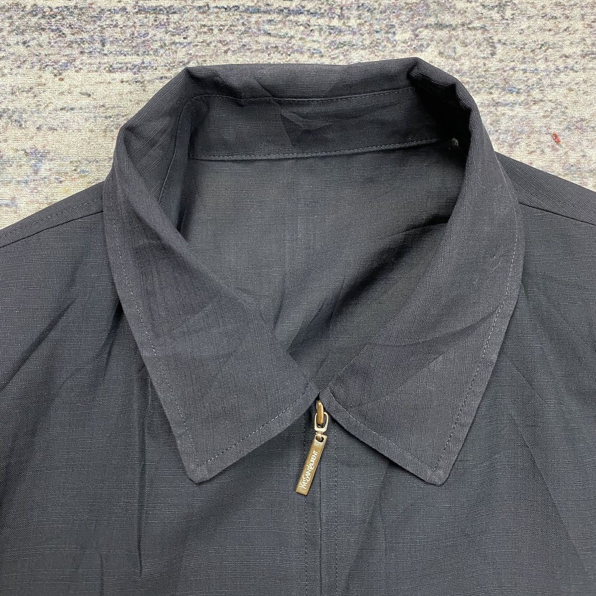 Vintage × Yves Saint Laurent vintage 90s Yves saint laurent work jacket black Size US M / EU 48-50 / 2 - 5 Thumbnail