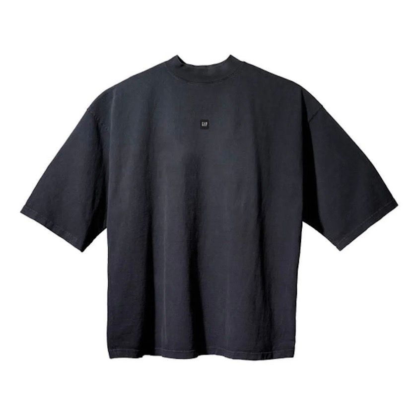 Pre-owned Balenciaga X Gap Yeezy Gap Engineered By Balenciaga Dove Logo Sleeve Tee In Black