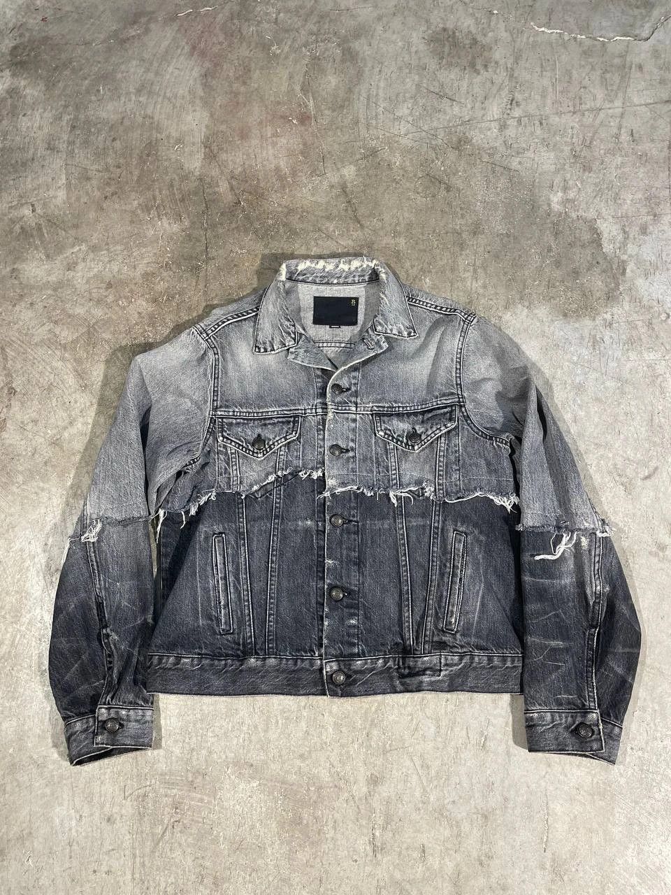 R13 R13 Double Shredded denim jacket Size US M / EU 48-50 / 2 - 1 Thumbnail