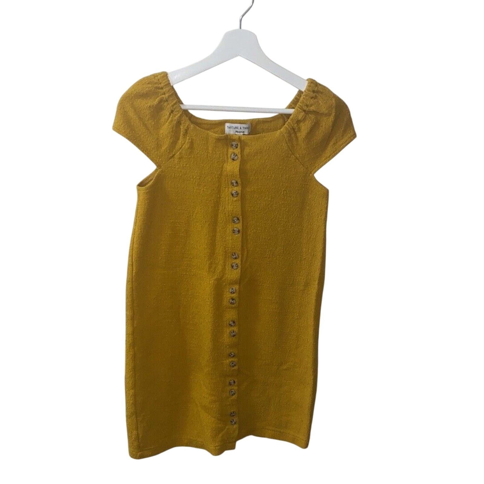 Madewell Madewell Texture & Thread Button Front Mini Dress X-Small Size XS / US 0-2 / IT 36-38 - 1 Thumbnail