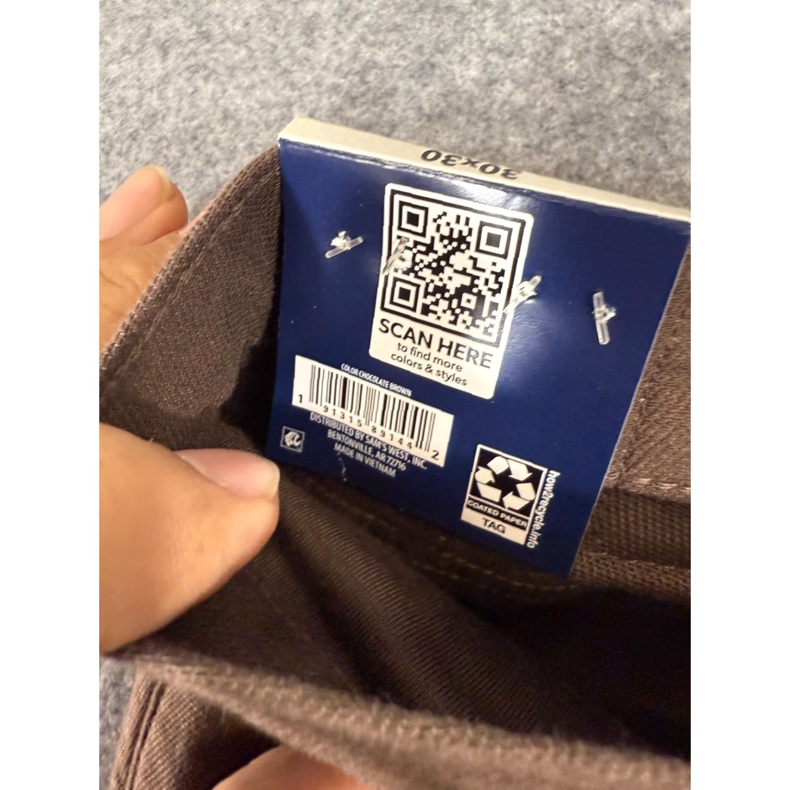 Lands' End Lands' End Knit Twill 5 Pocket Chino Pants Mens 30X30 Brown Stretch Straight NWT Size US 30 / EU 46 - 7 Thumbnail