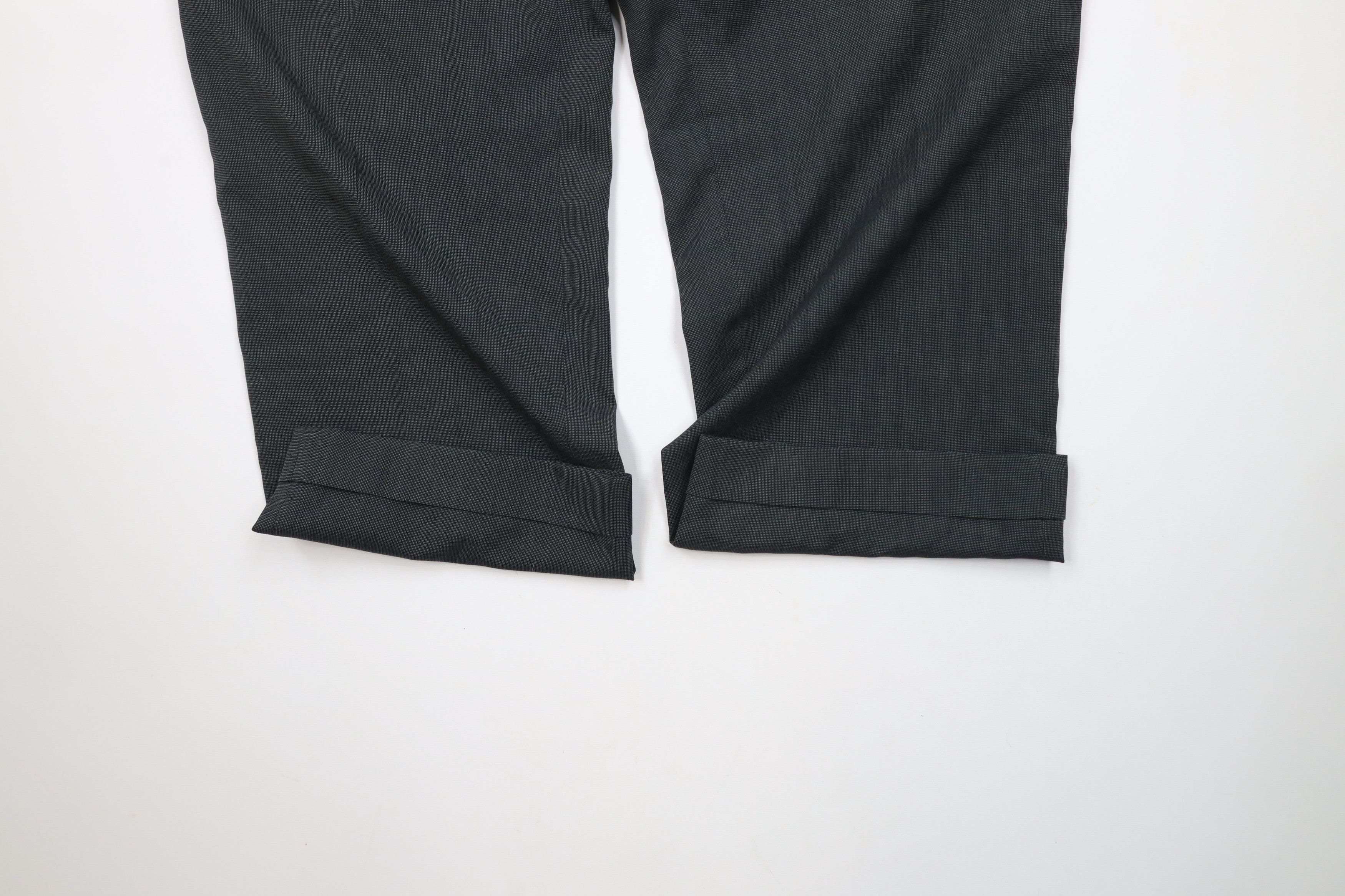 Vintage Vintage 90s Streetwear Pleated Cuffed Wide Leg Chino Pants Size US 38 / EU 54 - 5 Thumbnail