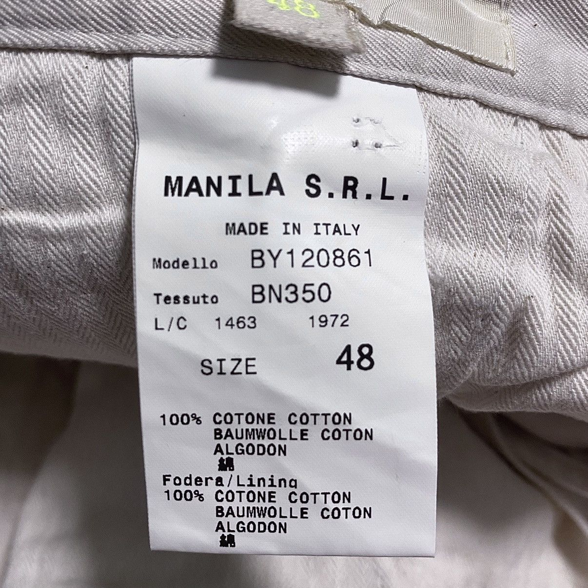 Grifoni Mauro Grifoni Beige Cotton Chino Casual Pants Trousers Jeans Size US 32 / EU 48 - 15 Thumbnail