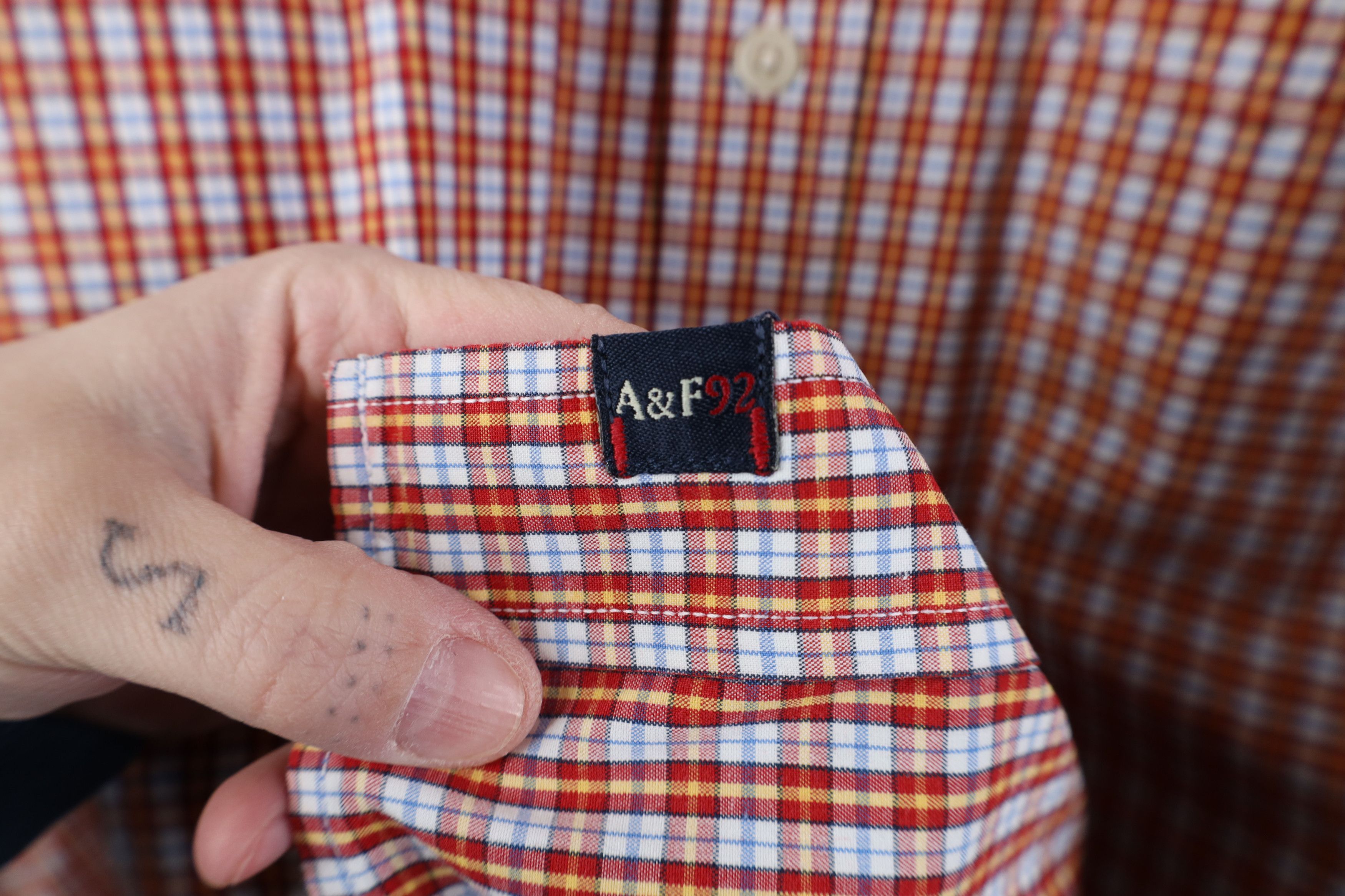 Abercrombie & Fitch Vintage 90s Y2K Abercrombie & Fitch Button Down Shirt Plaid Size US XL / EU 56 / 4 - 4 Thumbnail