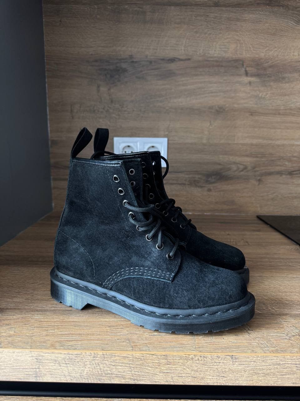 Dr. Martens × Vintage Vintage Dr Martens Suede Leather Boots Like Rick Owens Size US 7 / IT 37 - 2 Thumbnail