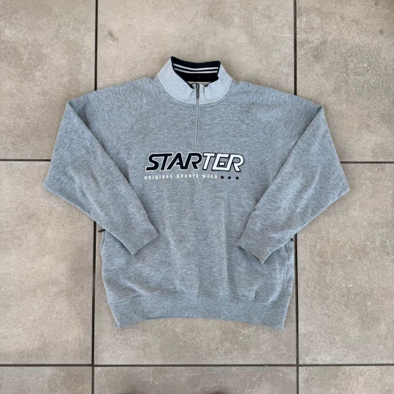 Starter Starter Vintage 90s Quarter Zip Sweatshirt NBA Size US L / EU 52-54 / 3 - 1 Thumbnail