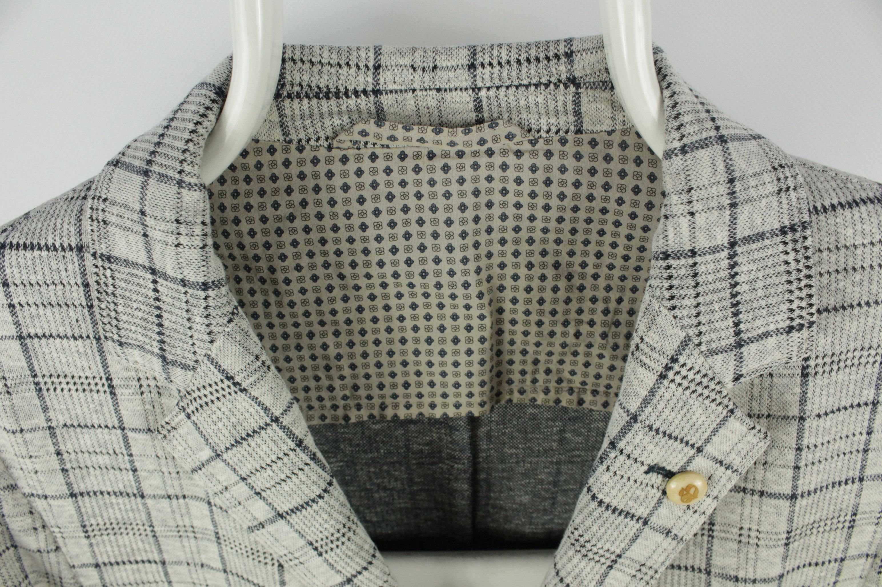 Other Breco's 1975 Check Cotton Blend Slim Fit Sport Coat Blazer Size US M / EU 48-50 / 2 - 3 Thumbnail