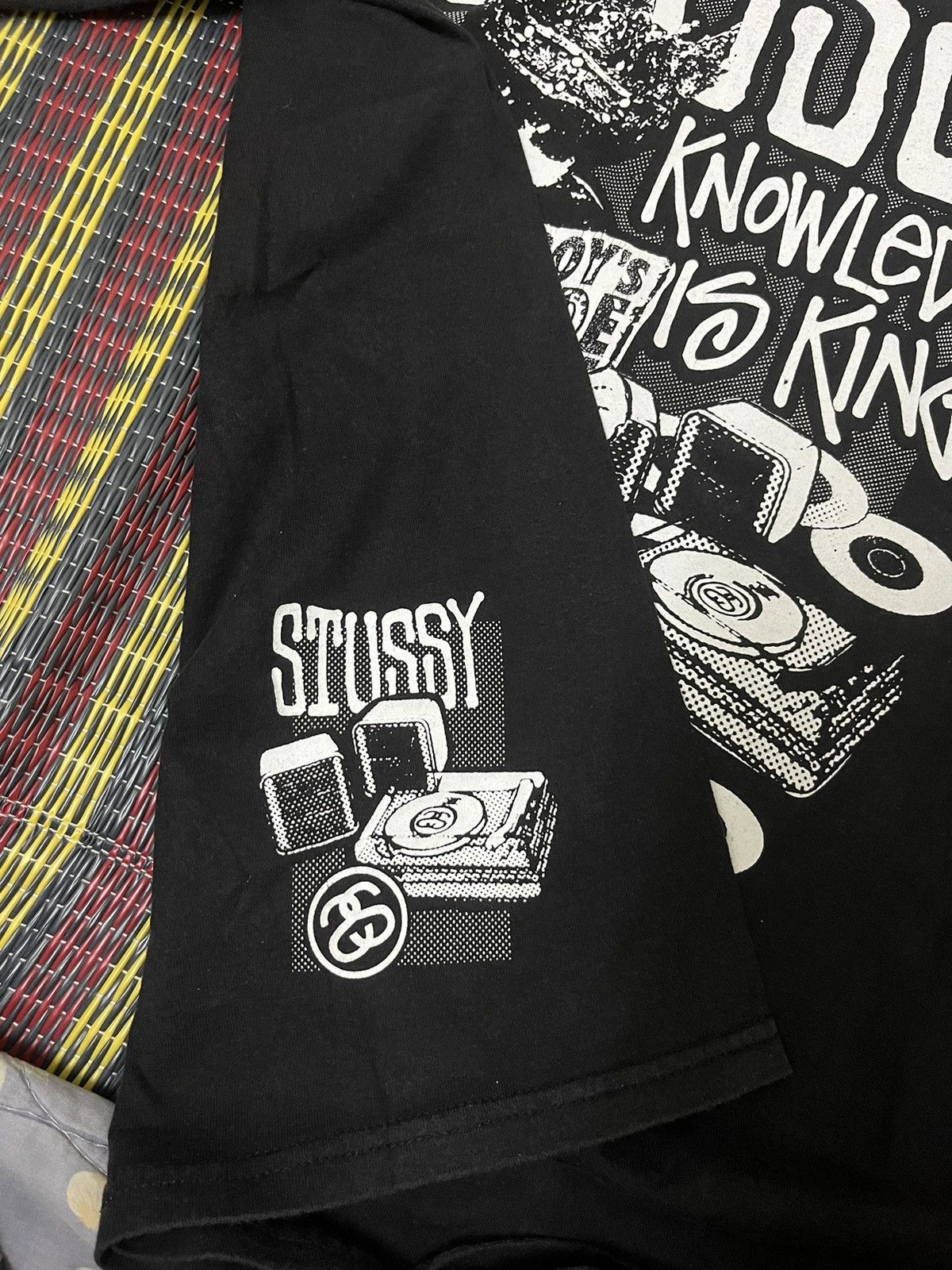 Stussy STUSSY KNOWLEDGE IS KING VTG Y2K Size US L / EU 52-54 / 3 - 3 Thumbnail