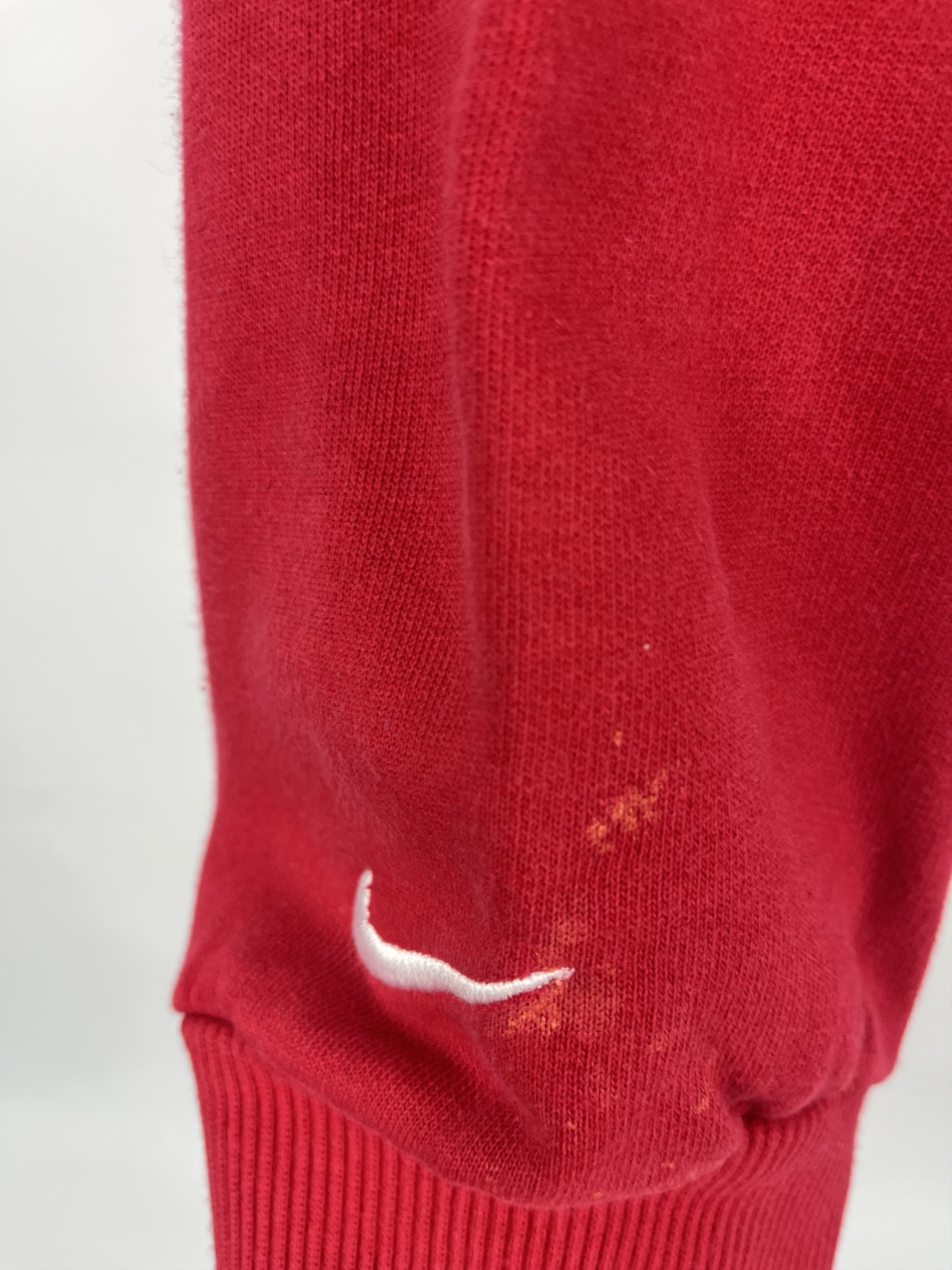 Nike Nike Vintage 90s Spell Out Sweatshirt Size XL Red Size US XL / EU 56 / 4 - 4 Thumbnail