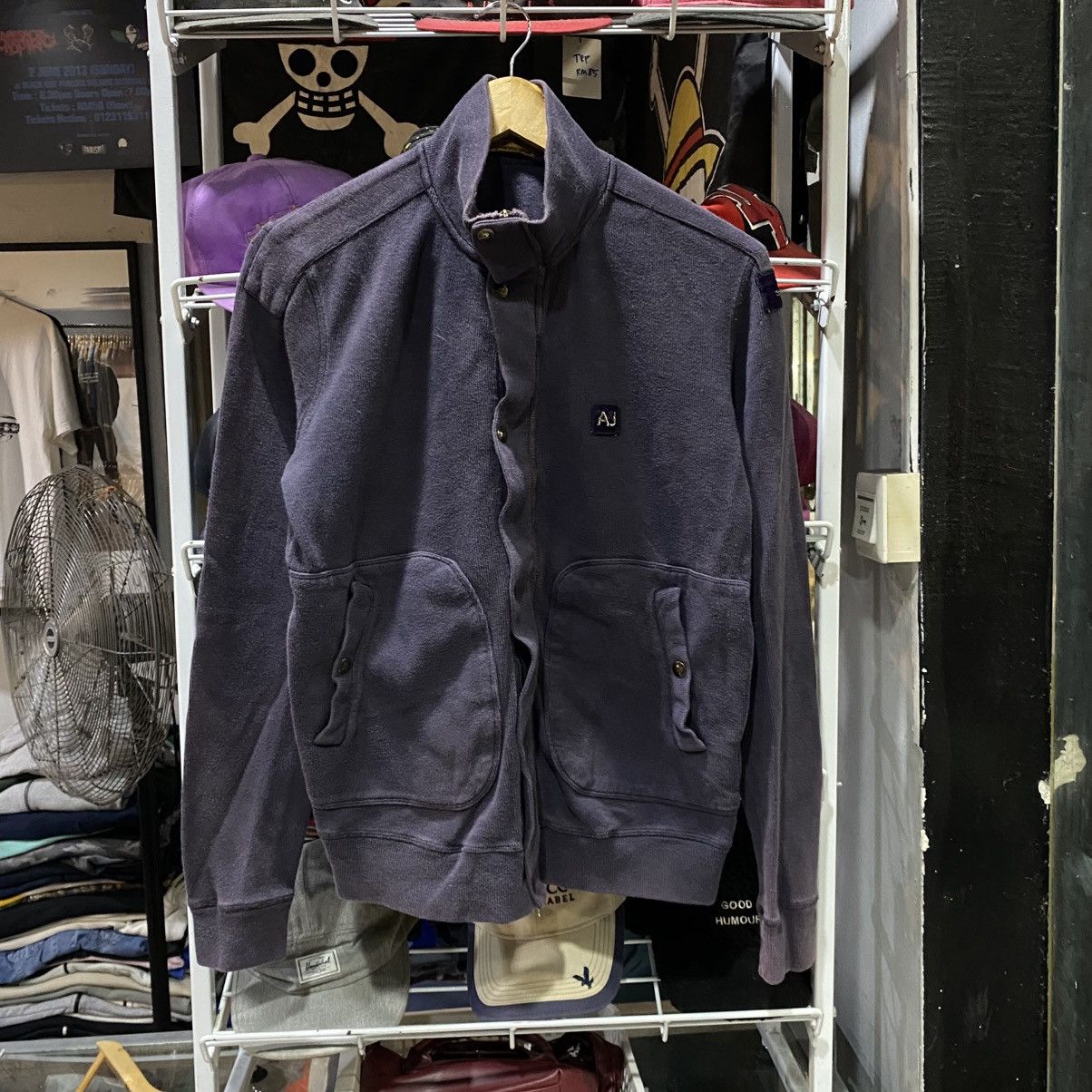 Armani Armani Jeans 30 anniversario Limited Purple Sweater 2011 Size US S / EU 44-46 / 1 - 1 Thumbnail